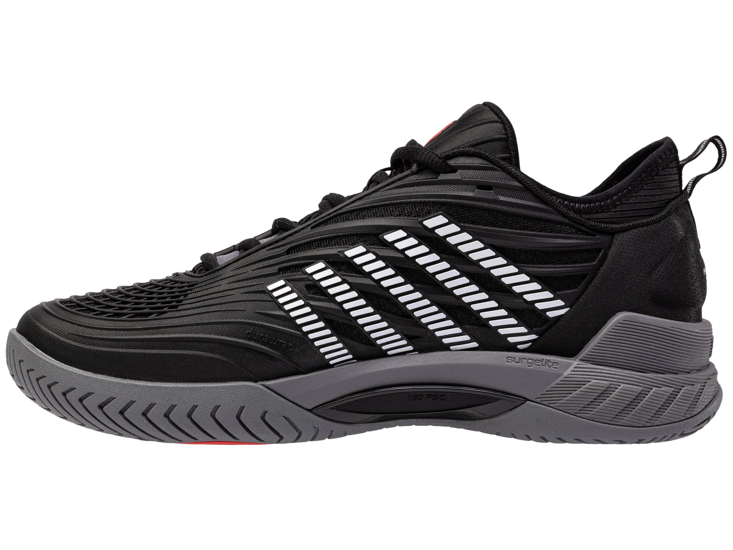 K.SWISS 09071-038-M | HYPERCOURT SUPREME 2 | BLACK/STEEL GRAY/FIREY RED