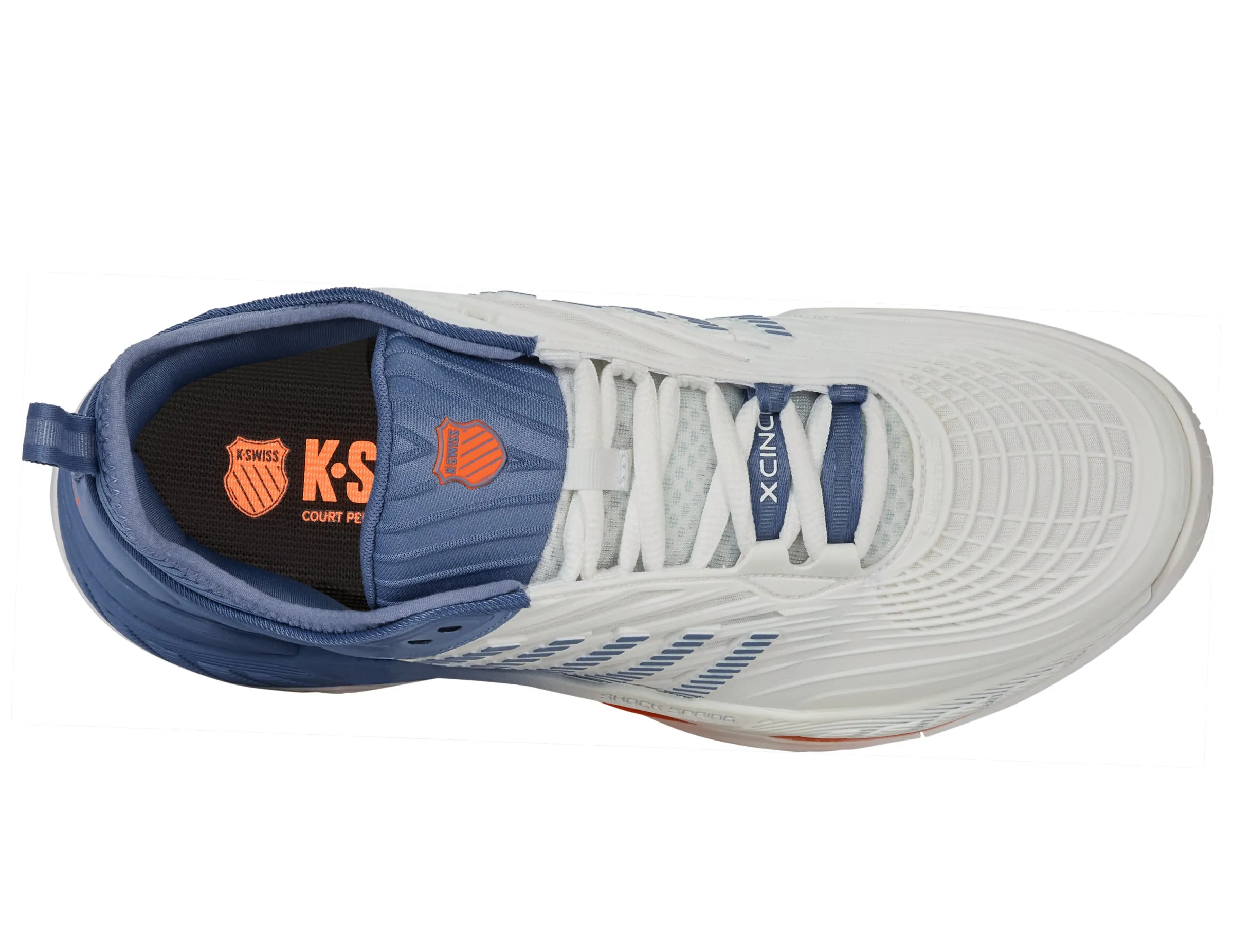 K.SWISS 09071-139-M | HYPERCOURT SUPREME 2 | LUCENT WHITE/INFINITY/SCARLET IBIS