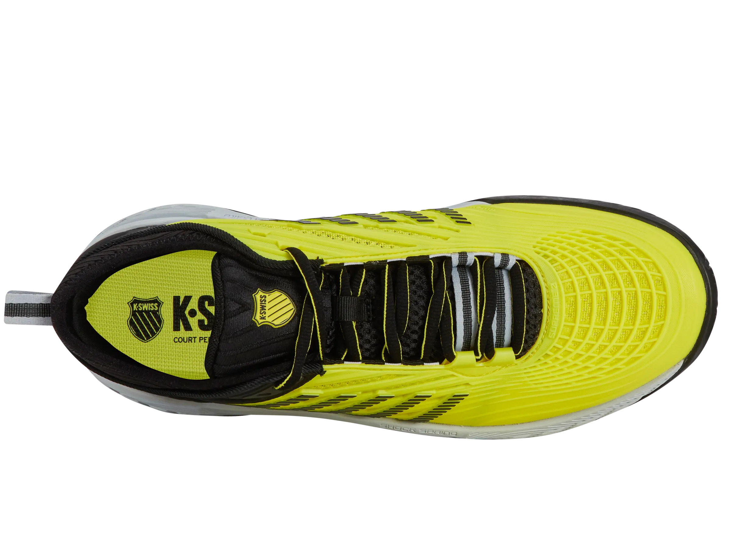 K.SWISS 09071-736-M | HYPERCOURT SUPREME 2 | TENNIS YELLOW/BLACK/MICRO CHIP