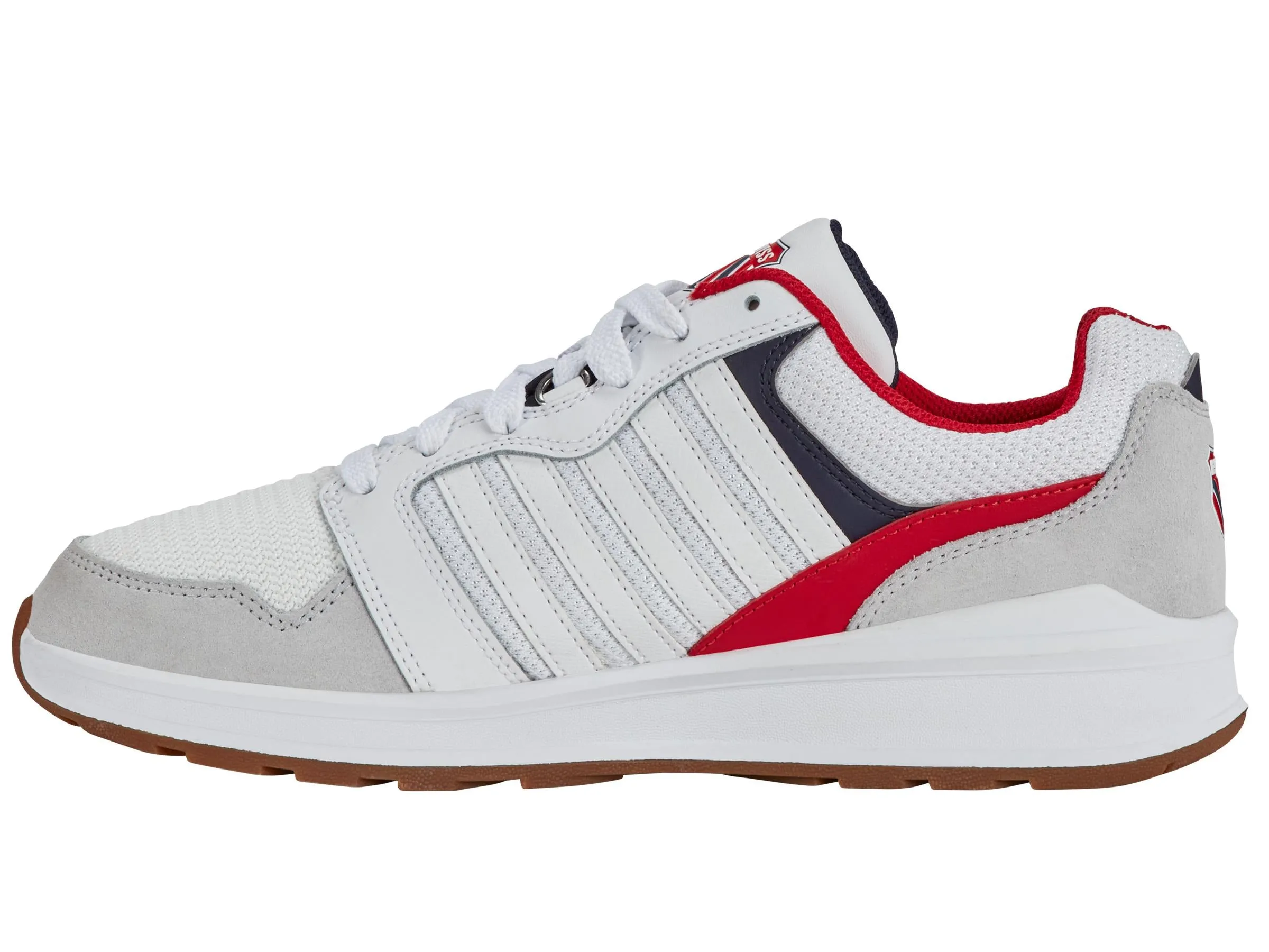 K.SWISS 09079-162-M | RIVAL TRAINER T | WHITE/CORPORATE/GUM