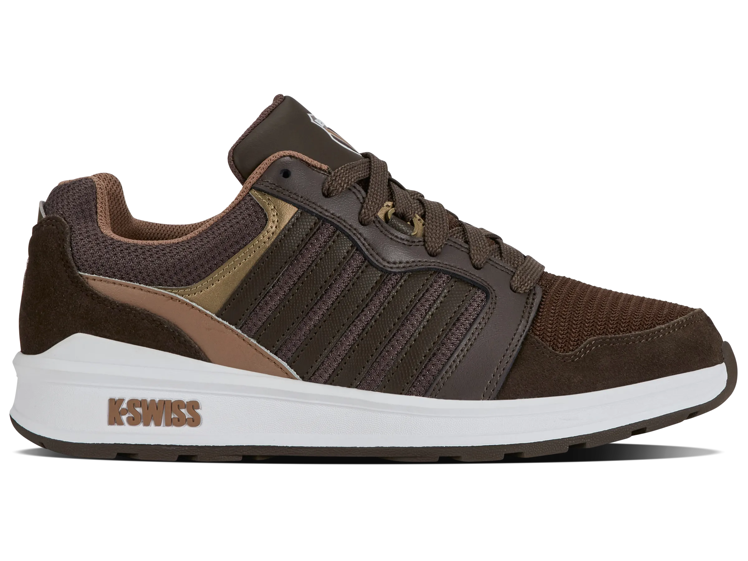 K.SWISS 09079-227-M | RIVAL TRAINER T | CHOCOLATE BROWN/TOASTED COCONUT