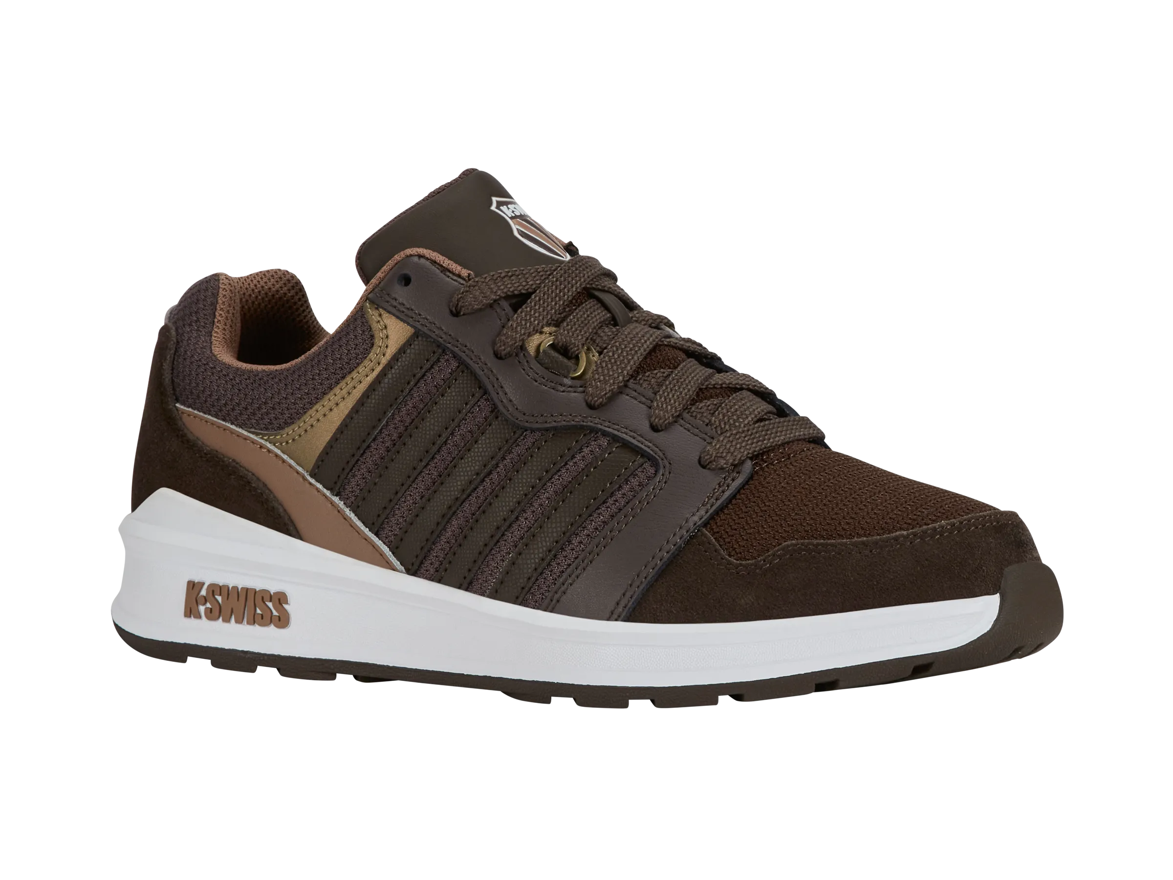 K.SWISS 09079-227-M | RIVAL TRAINER T | CHOCOLATE BROWN/TOASTED COCONUT