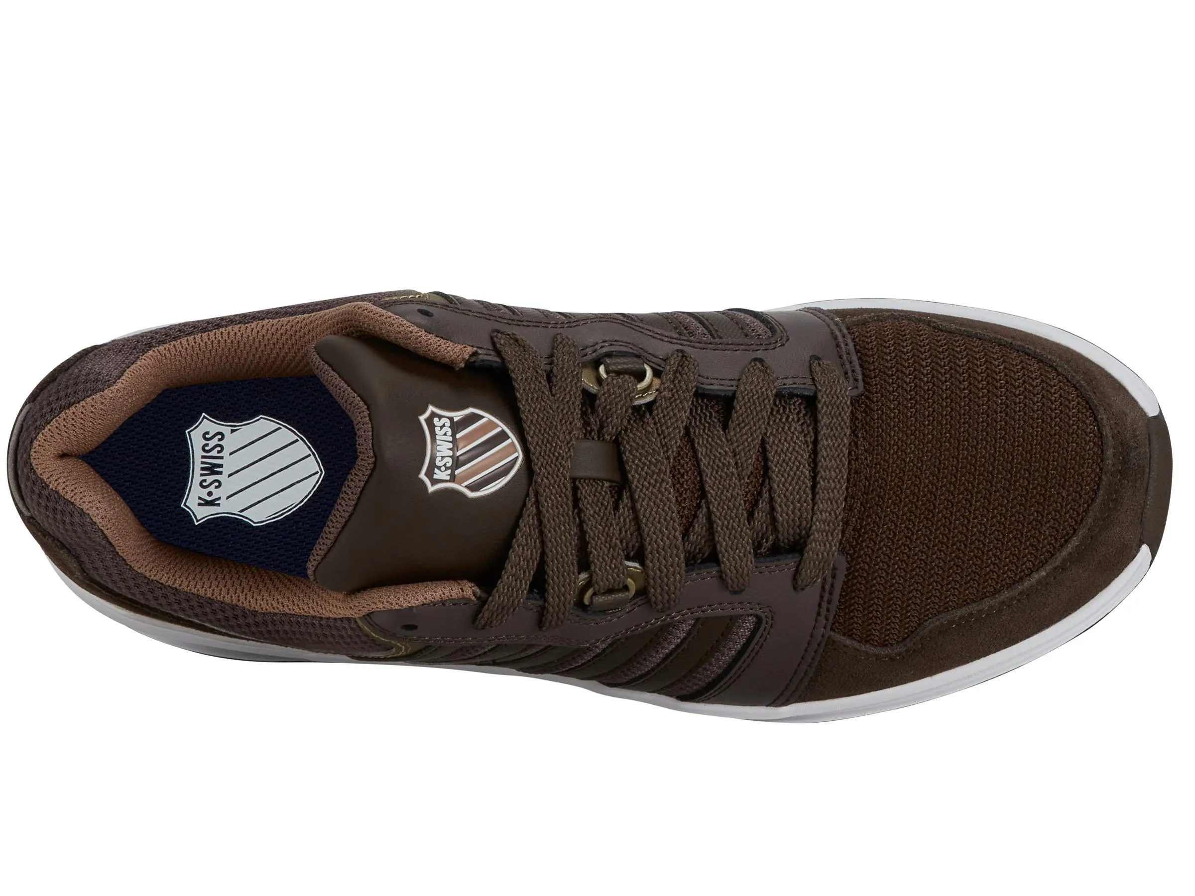 K.SWISS 09079-227-M | RIVAL TRAINER T | CHOCOLATE BROWN/TOASTED COCONUT