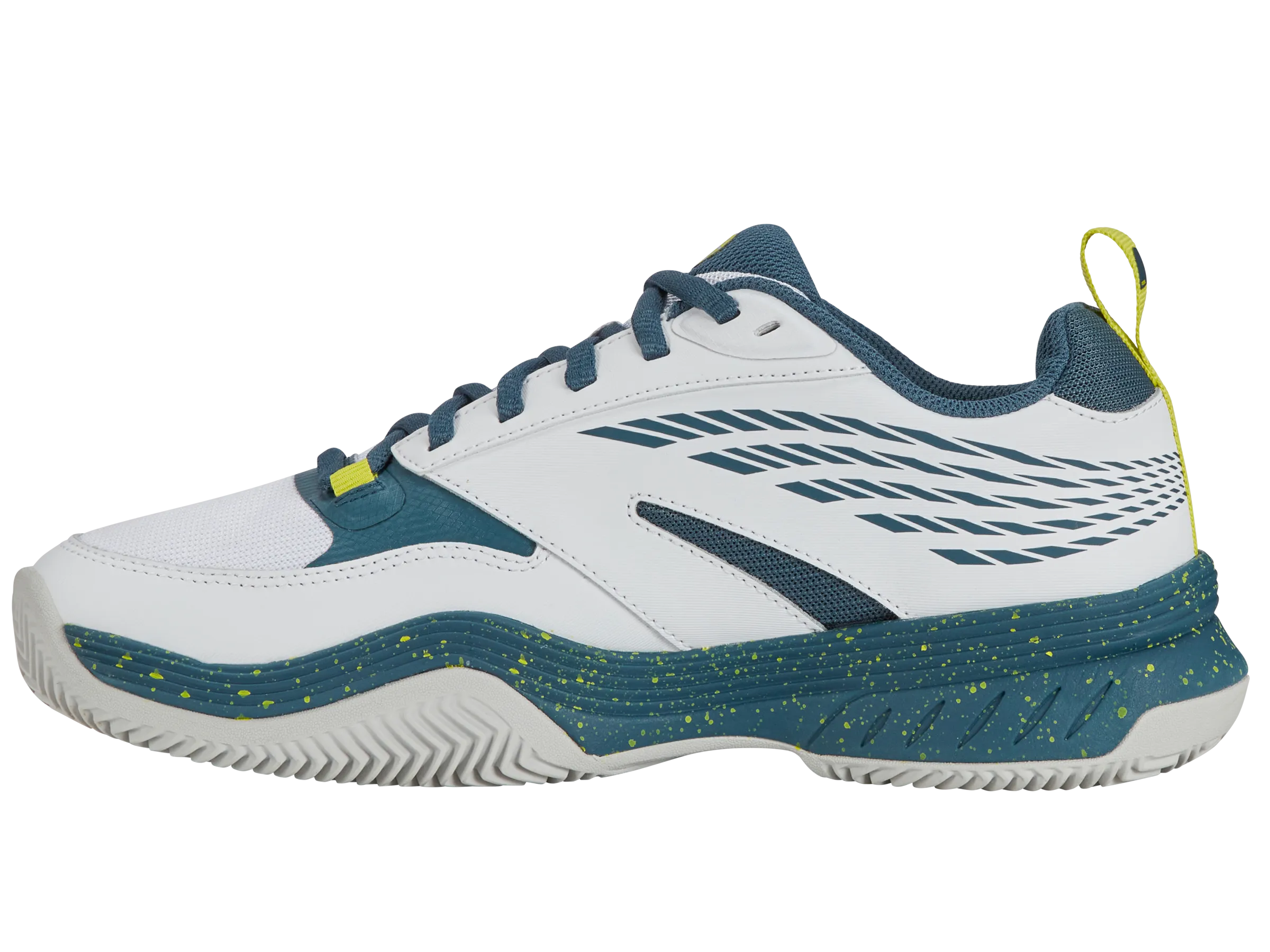 K.SWISS 09084-163-M | SPEEDEX PADEL | WHITE/INDIAN TEAL/EVENING PRIMROSE
