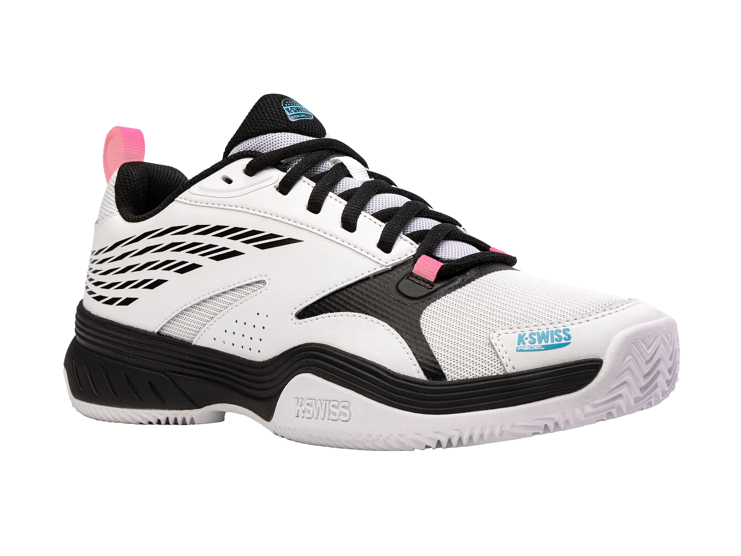 K.SWISS 09084-190-M | SPEEDEX PADEL | WHITE/BLACK/AQUARIUS