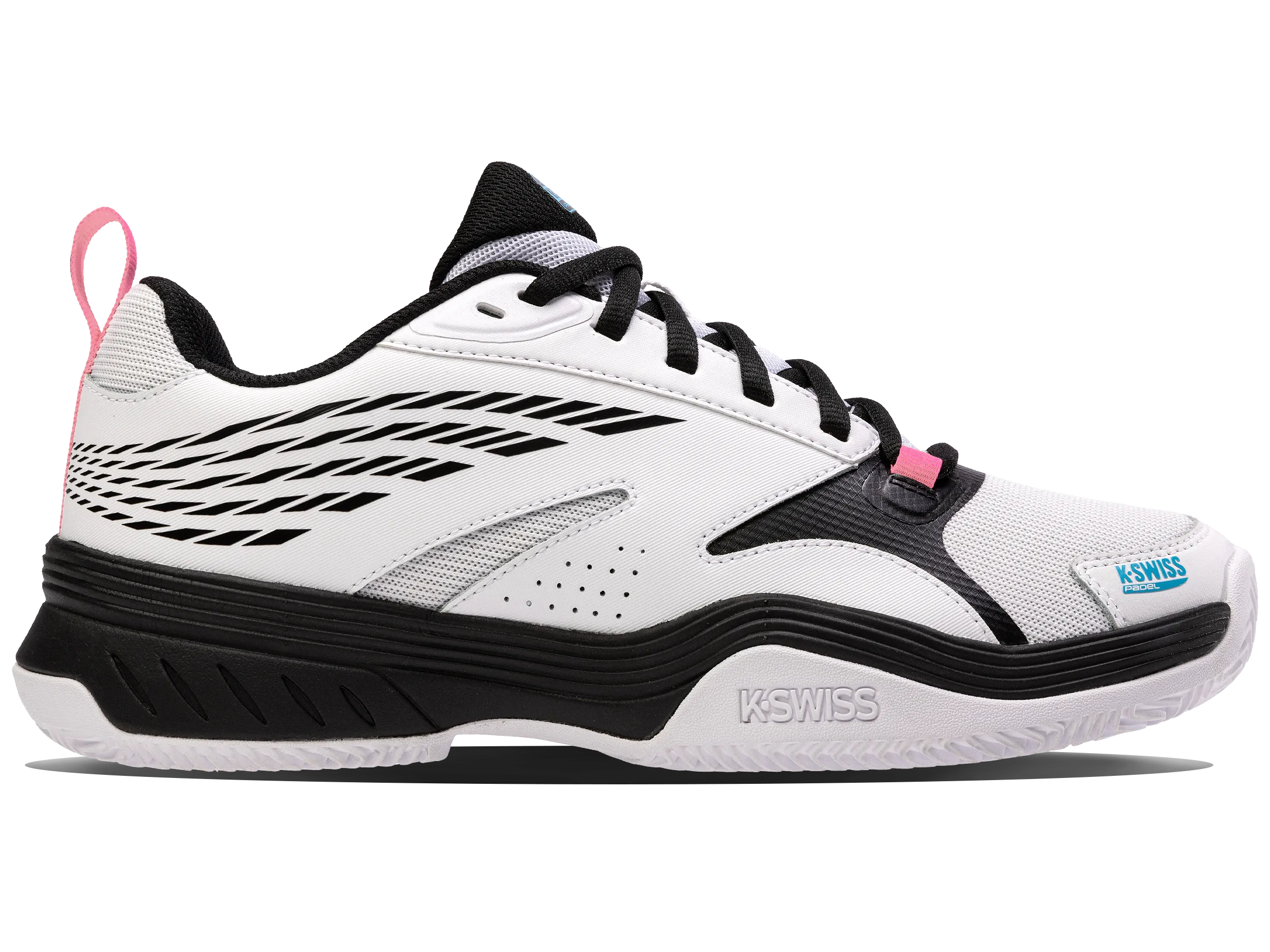 K.SWISS 09084-190-M | SPEEDEX PADEL | WHITE/BLACK/AQUARIUS