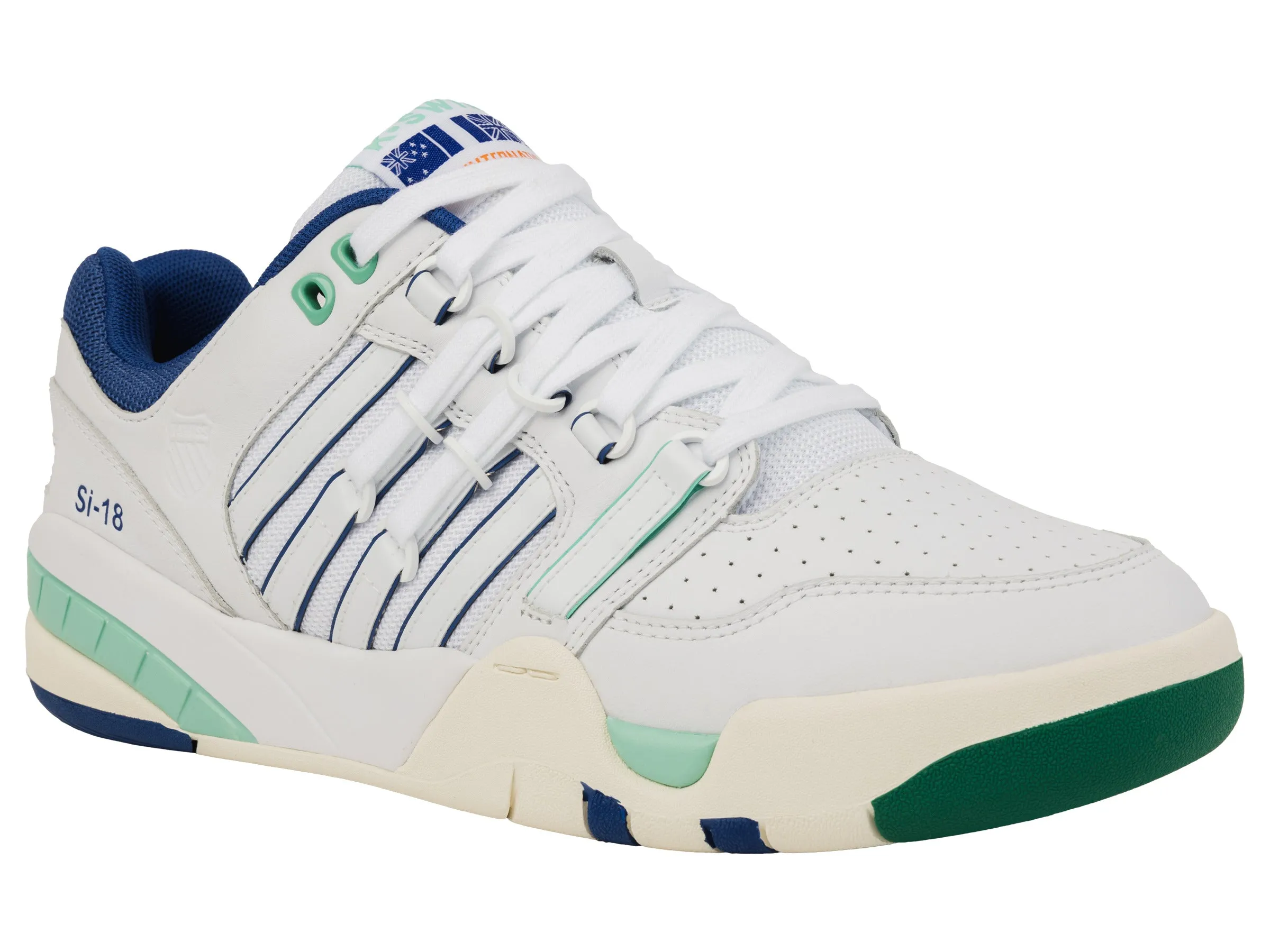 K.SWISS 09280-113-M | SI-18 | WHITE/GALAXY BLUE/LUSH MEADOW/VANILLA ICE/ORIOLE/B