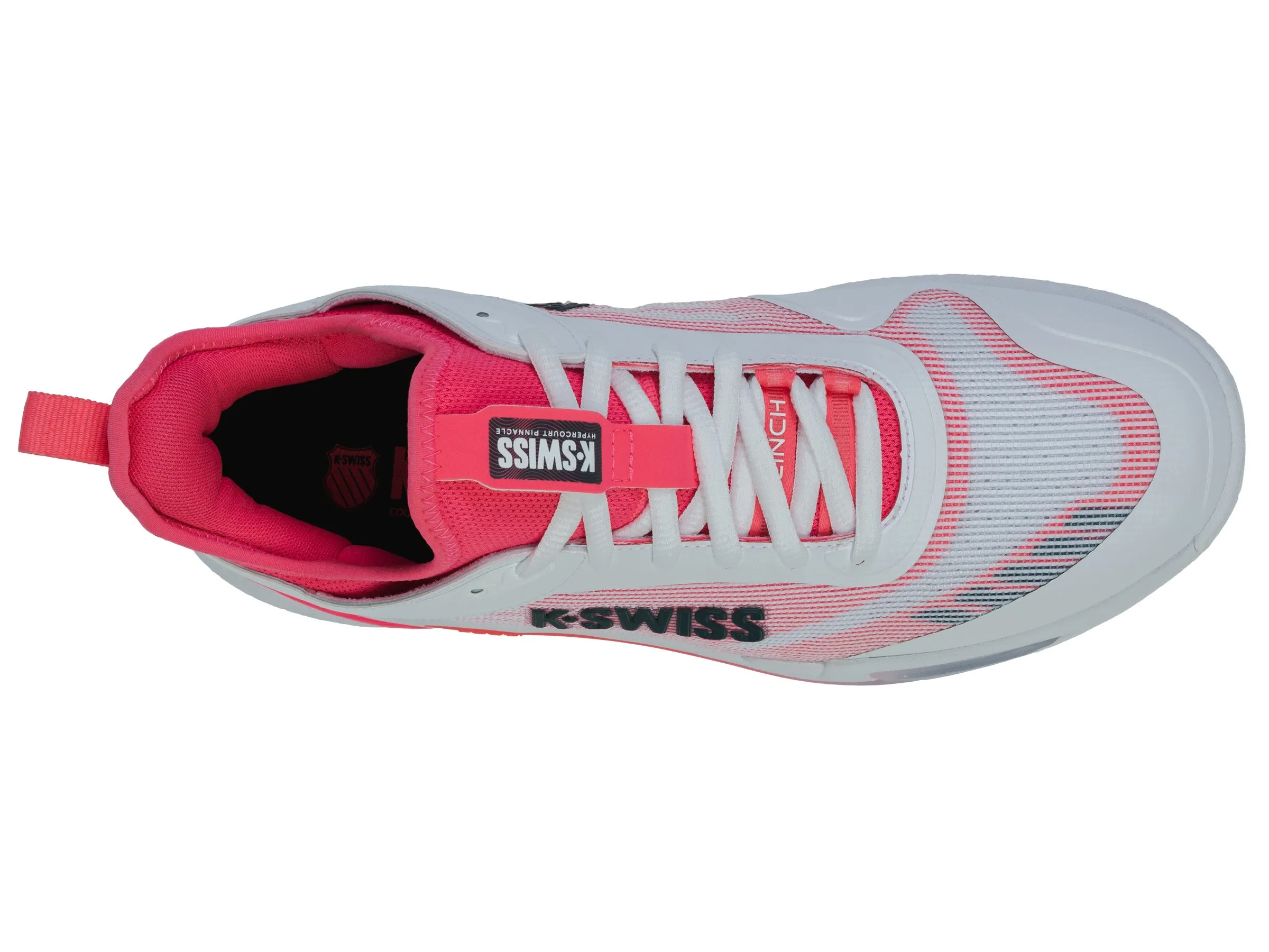 K.SWISS 09494-106-M | HYPERCOURT PINNACLE | WHITE/NEON BLAZE/STARGAZER