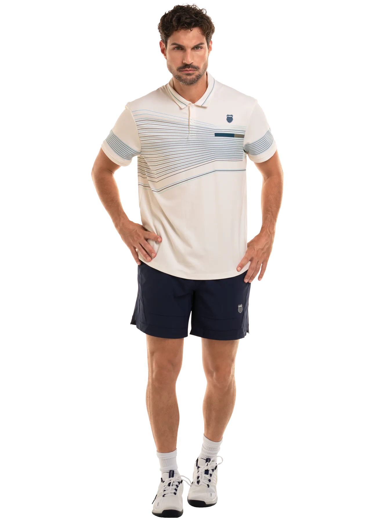 K.SWISS 1010203-116 | CAPRI WAVE POLO S/S | STAR WHITE