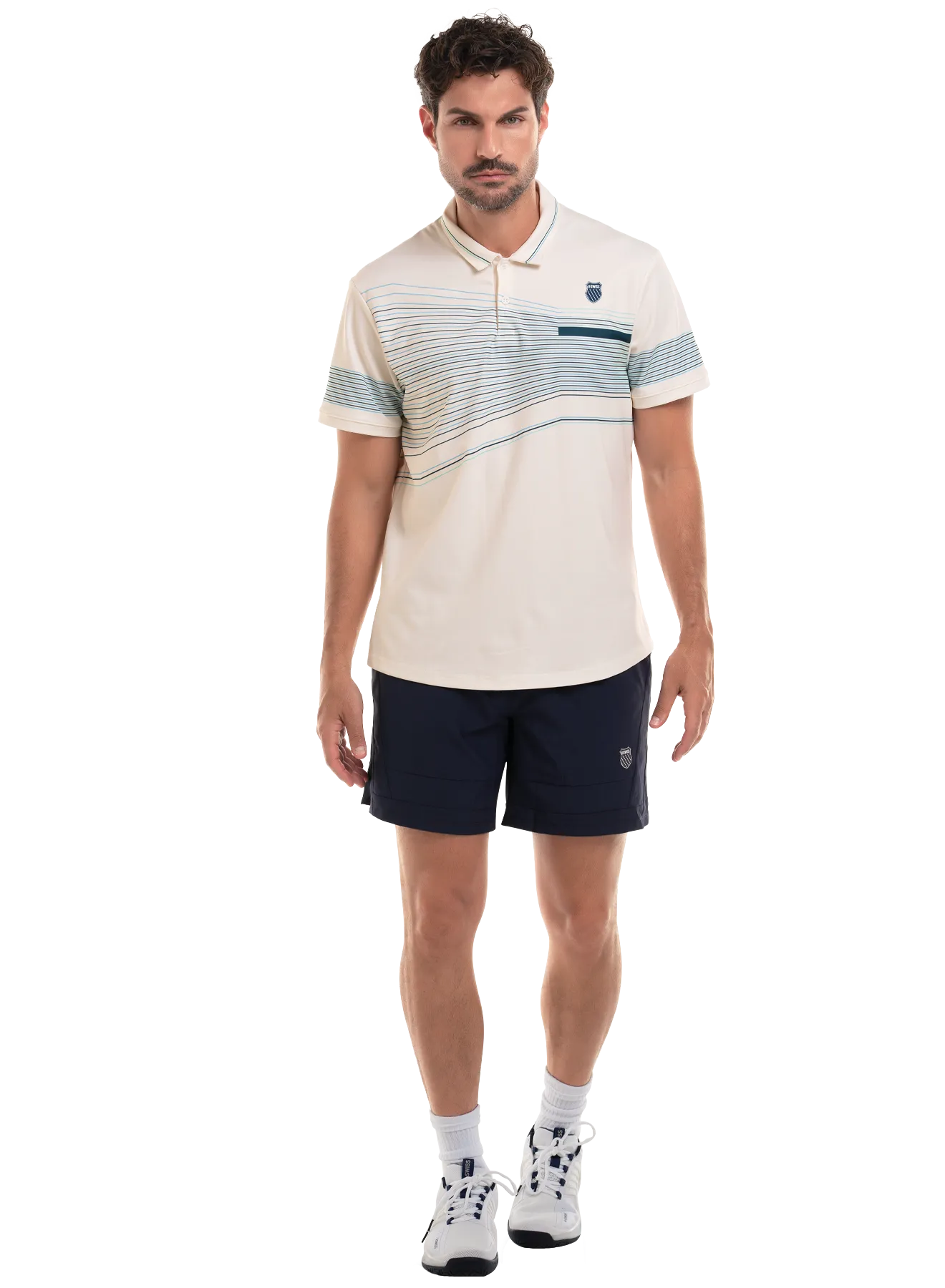 K.SWISS 1010203-116 | CAPRI WAVE POLO S/S | STAR WHITE