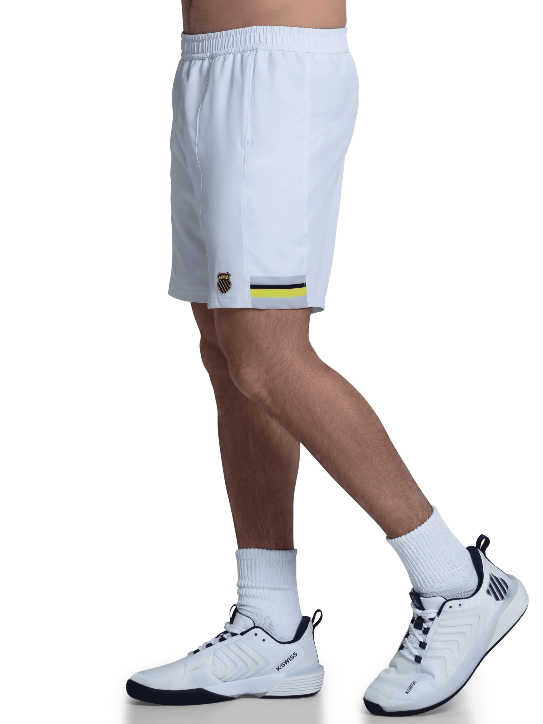 K.SWISS 1010636-100 | COUNTER SHORT - 7" | WHITE