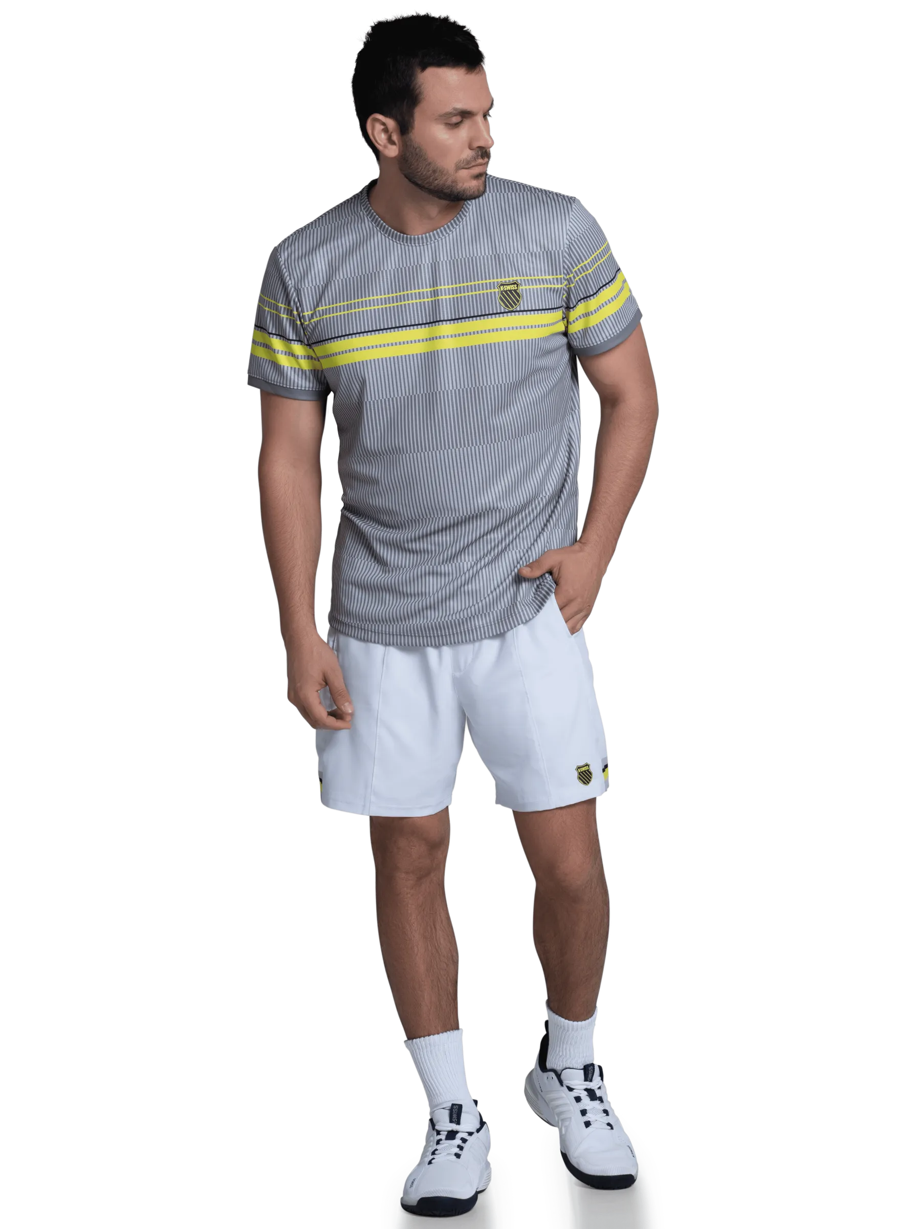 K.SWISS 1010636-100 | COUNTER SHORT - 7" | WHITE