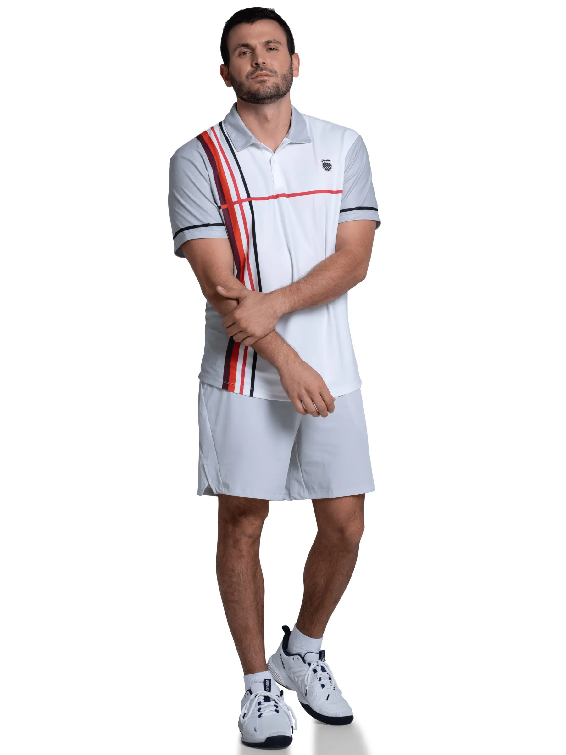 K.SWISS 1010652-065 | SIDELINE POLO S/S | ZNC