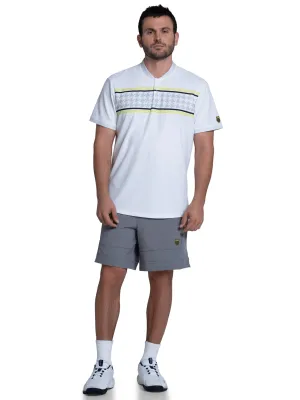 K.SWISS 1010655-395 | STRIKE HENLEY S/S | WHITE/KIWI