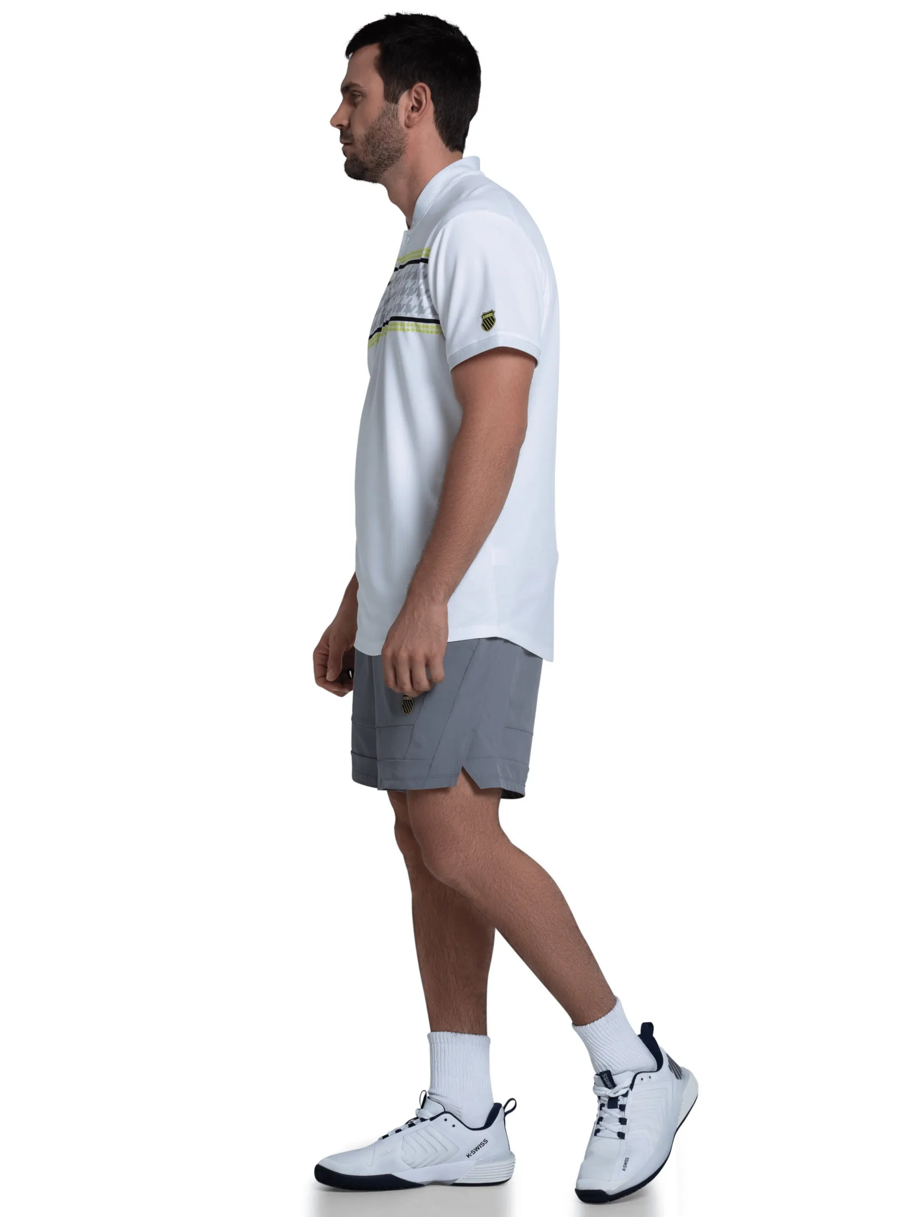 K.SWISS 1010655-395 | STRIKE HENLEY S/S | WHITE/KIWI