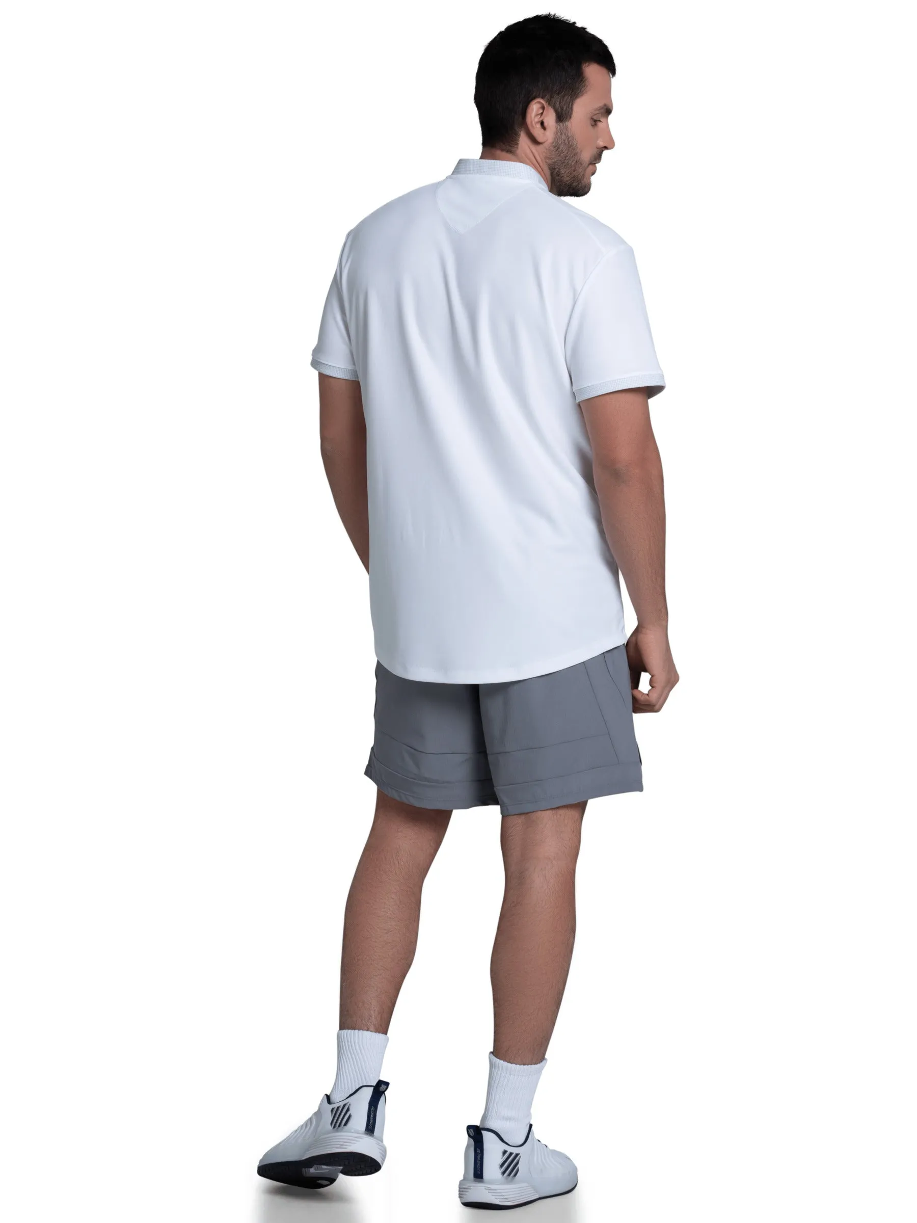 K.SWISS 1010655-395 | STRIKE HENLEY S/S | WHITE/KIWI