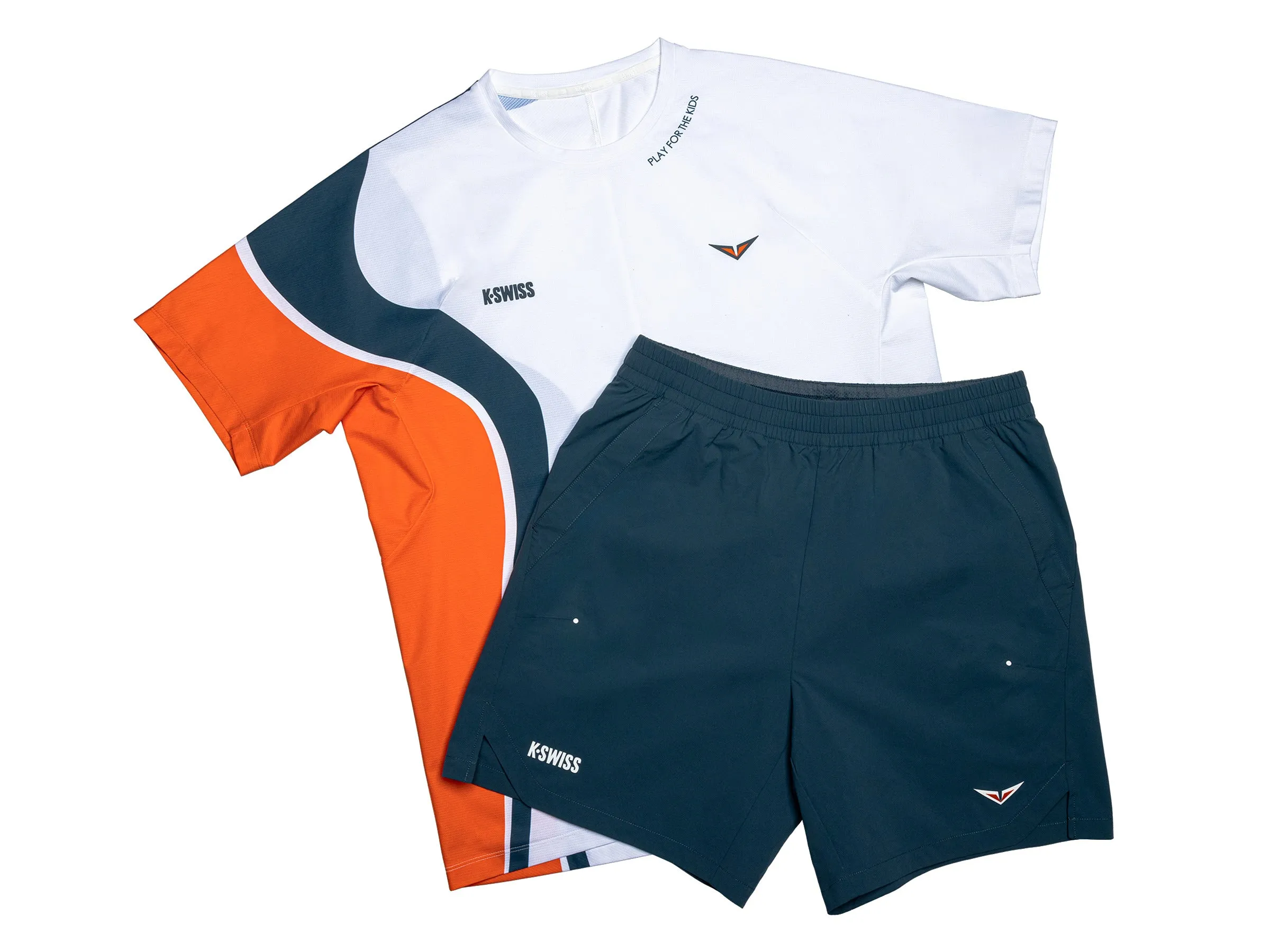 K.SWISS 1011682-101 | RBLV MI M.F.P. SHIRT | WHITE/STARGAZER/ORANGE