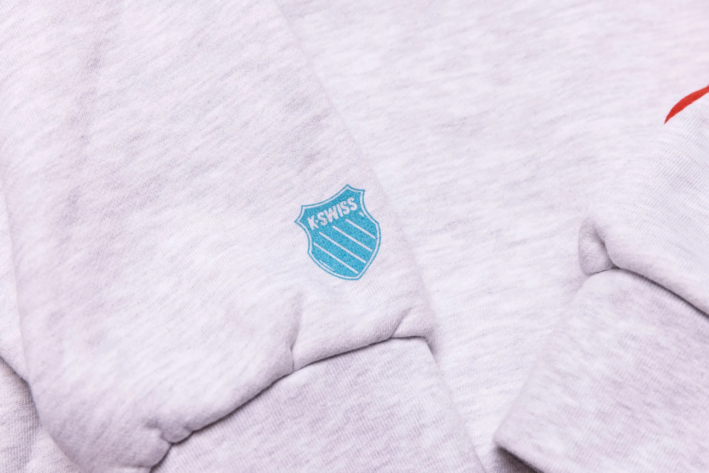 K.SWISS 10757-034 | LEADERS X K-SWISS WARM UP HOODIE | HEATHER GREY