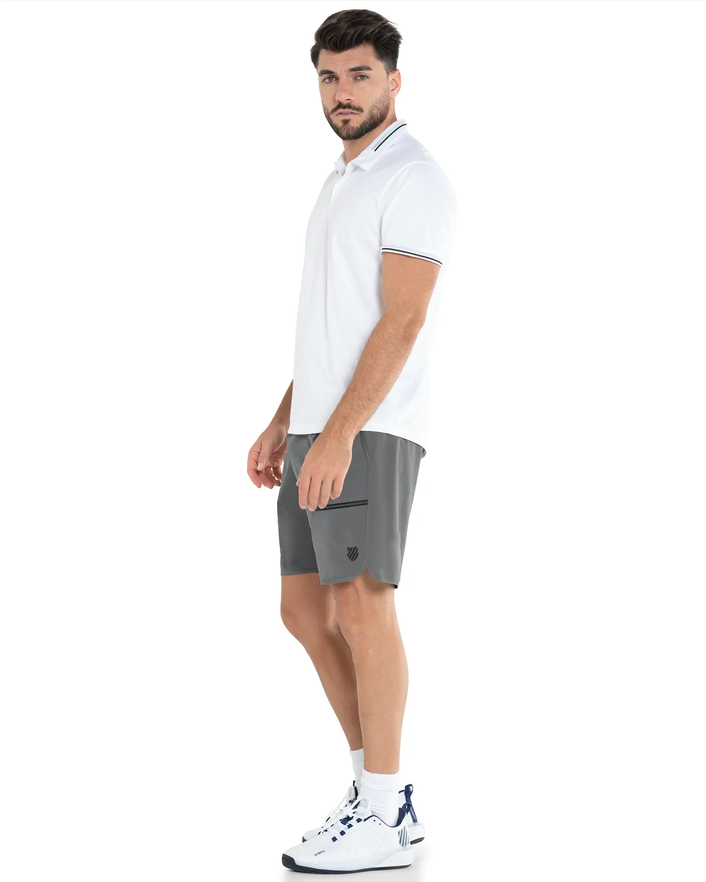 K.SWISS 107698-046 | PLAYER SHORT-7" | DARK GRAY