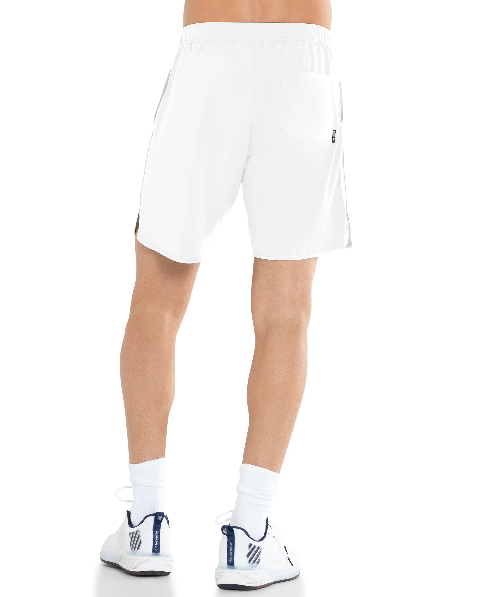 K.SWISS 107698-100 | PLAYER SHORT-7" | WHITE