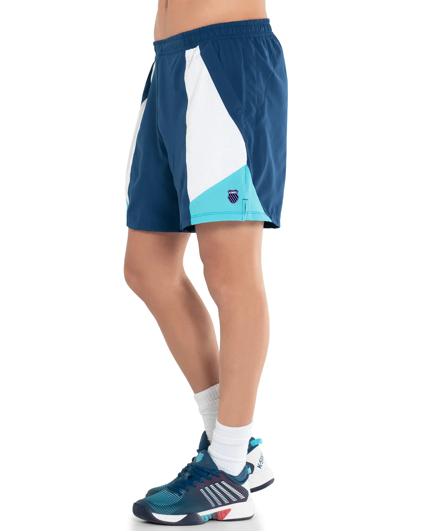 K.SWISS 107713-461 | COLOR BLOCK SHORT-7 | CYAN