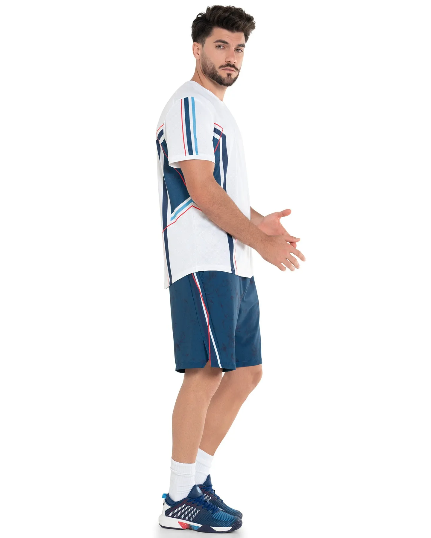 K.SWISS 107715-100 | NEW ERA S/S T-SHIRT | WHITE