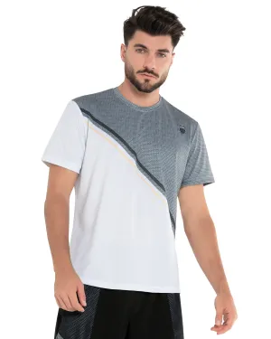 K.SWISS 107725-020 | COLOR BLOCK S/S T-SHIRT | GRAY