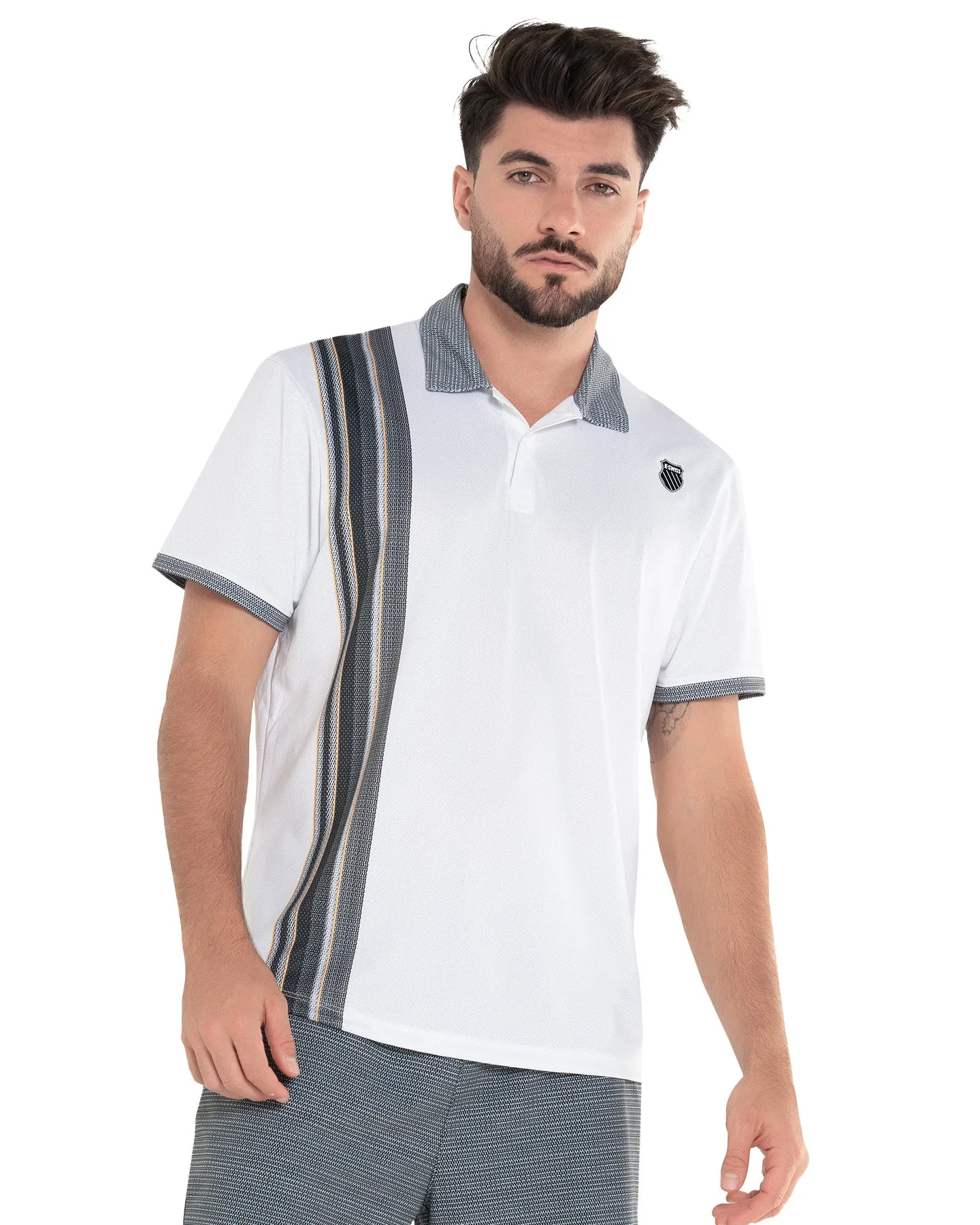 K.SWISS 107726-100 | VERTICAL POLO S/S | WHITE