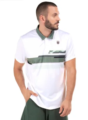 K.SWISS 109092-100 | CAMO STRIPE POLO S/S | WHITE