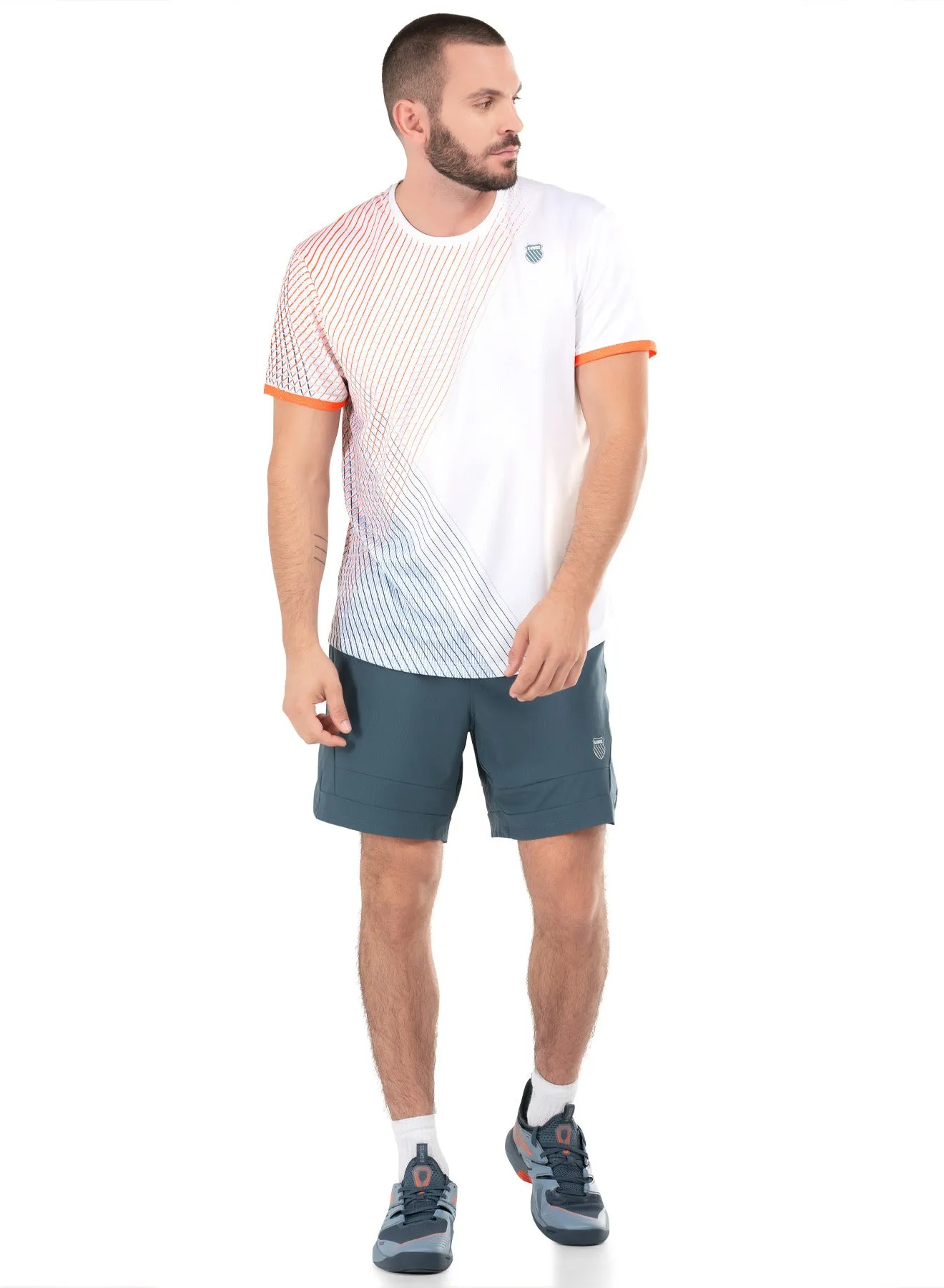K.SWISS 109108-100 | ORION STRIPE S/S | WHITE