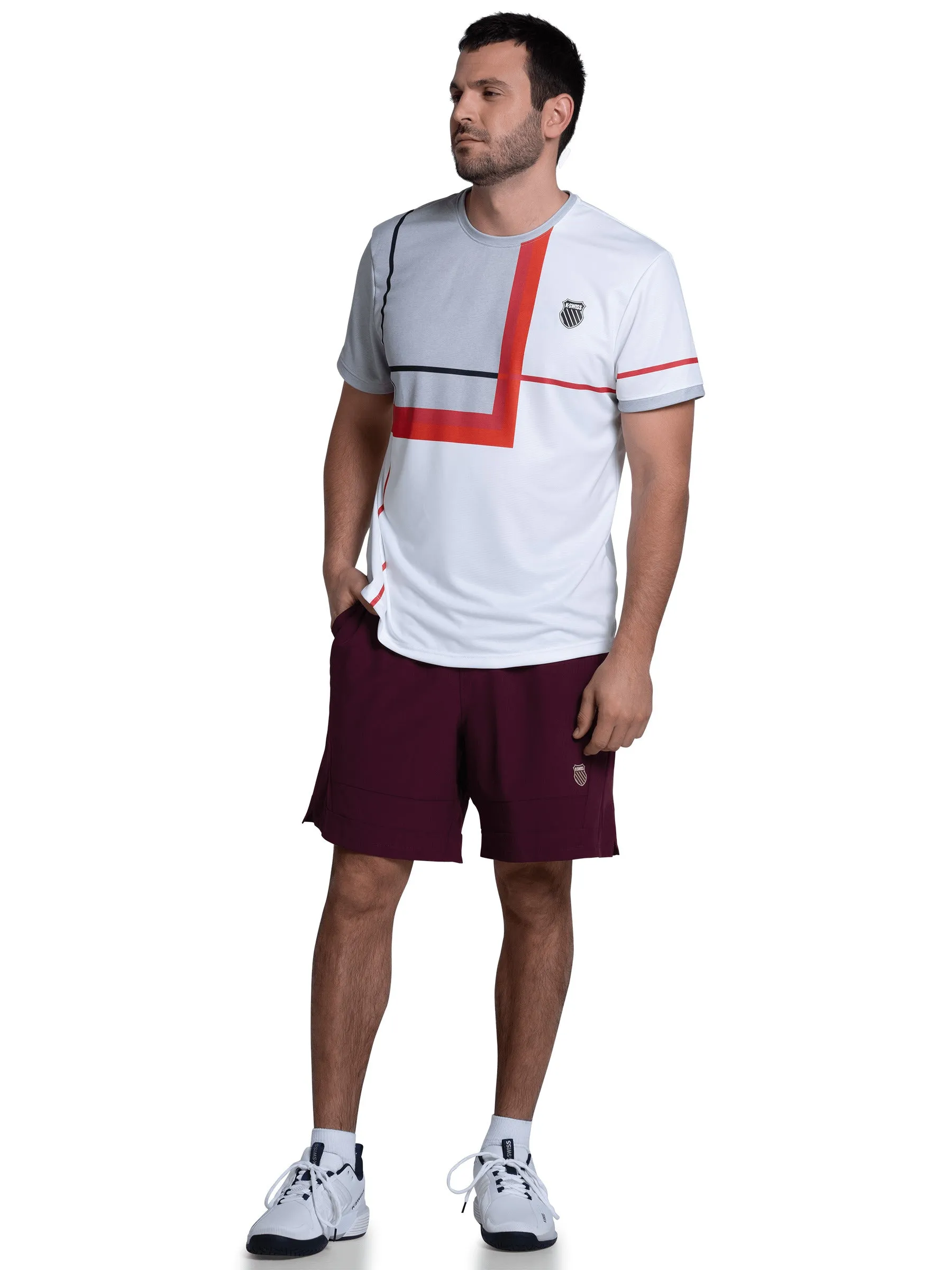 K.SWISS 109111-650 | RIP STOP SHORT-7" | WINE