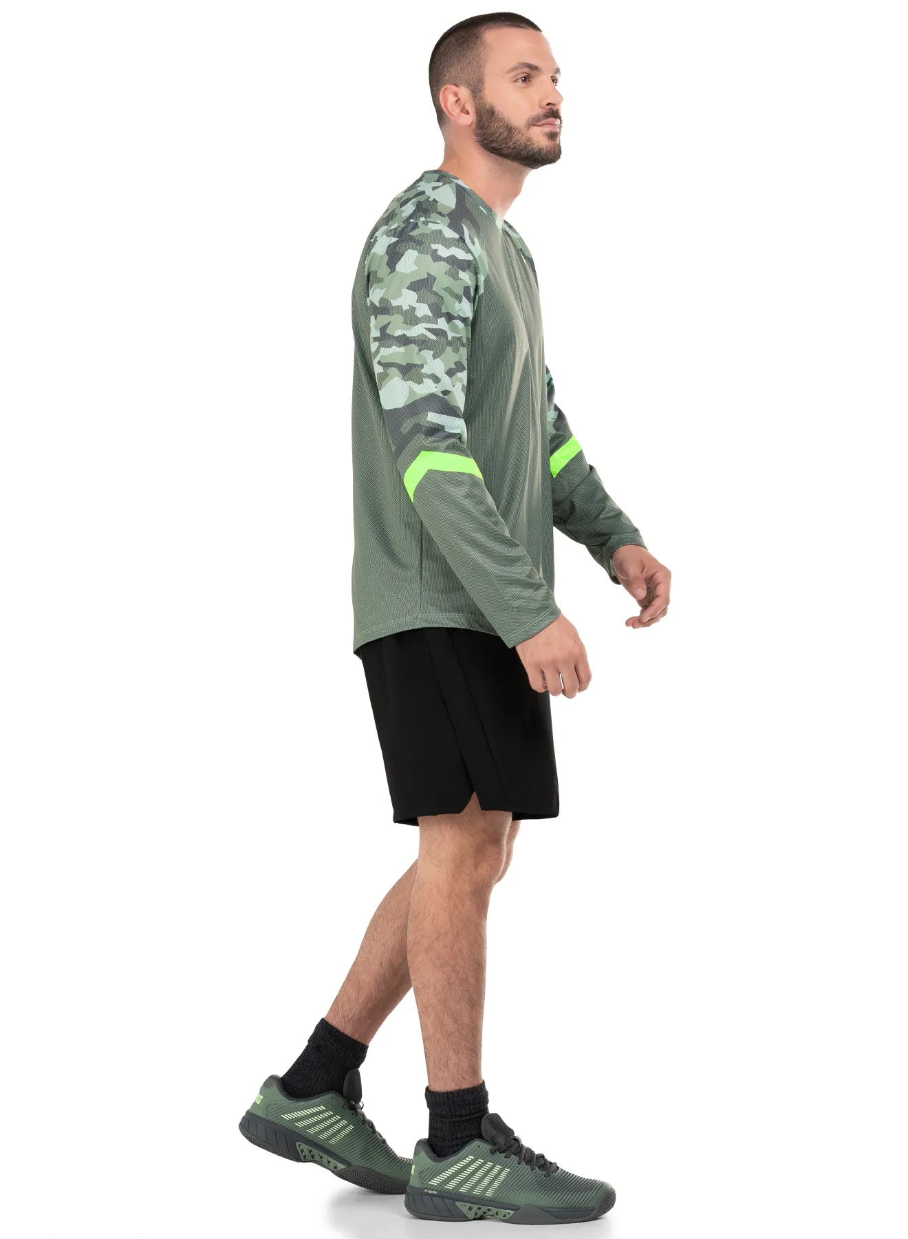 K.SWISS 109113-047 | URBAN CAMO L/S | COAL