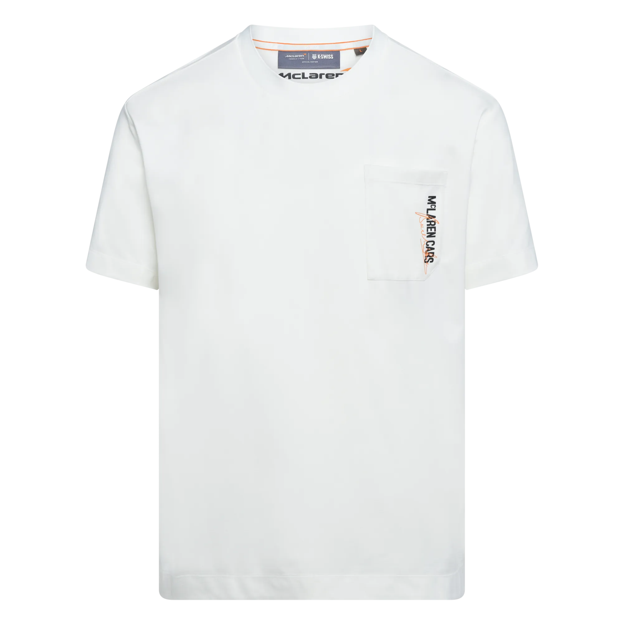 K.SWISS 109355-156 | MCLAREN F1 TEAM CARS POCKET TEE | WHITE