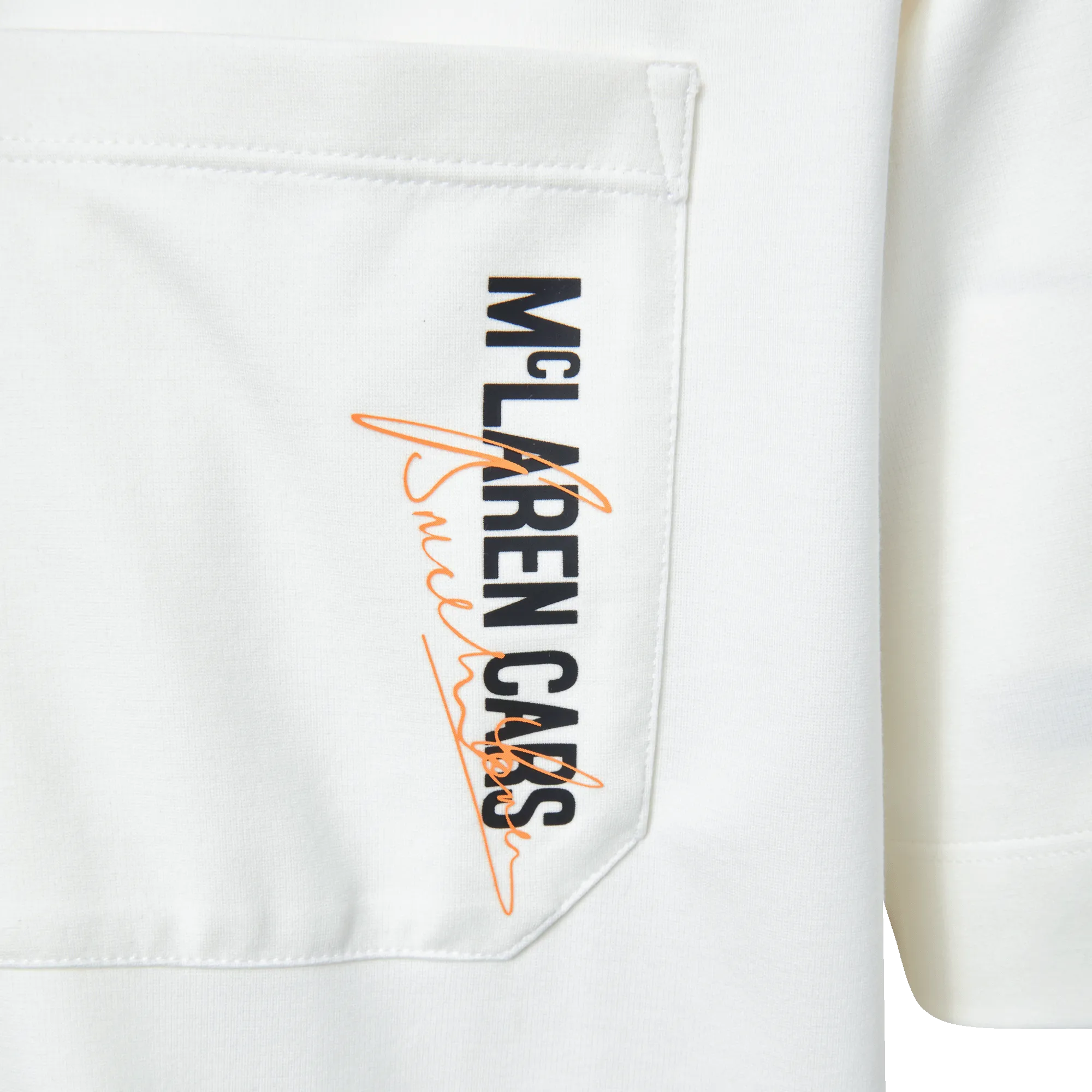 K.SWISS 109355-156 | MCLAREN F1 TEAM CARS POCKET TEE | WHITE