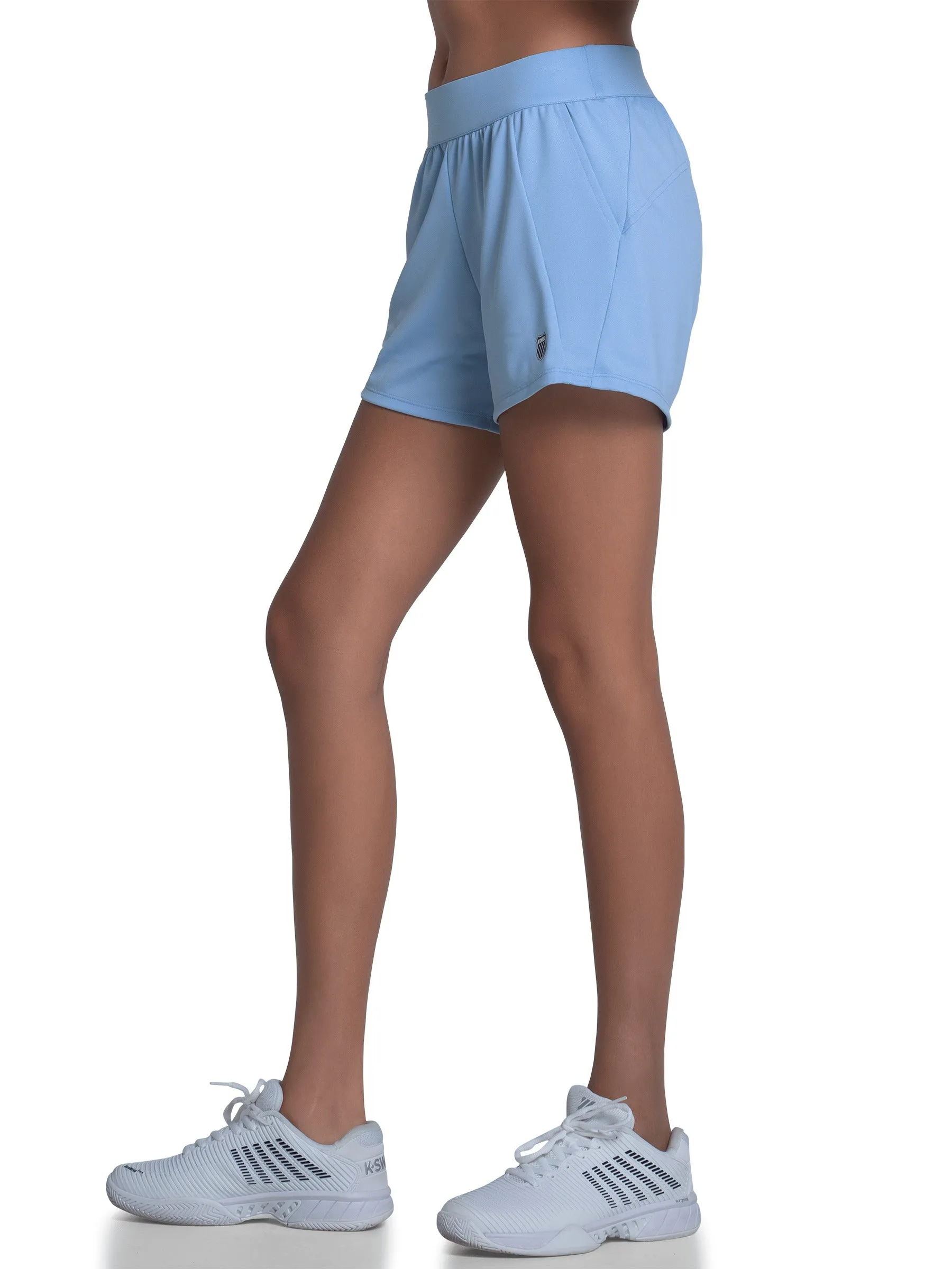 K.SWISS 1910222-452 | PIQUE SHORT-4" | AIR BLUE