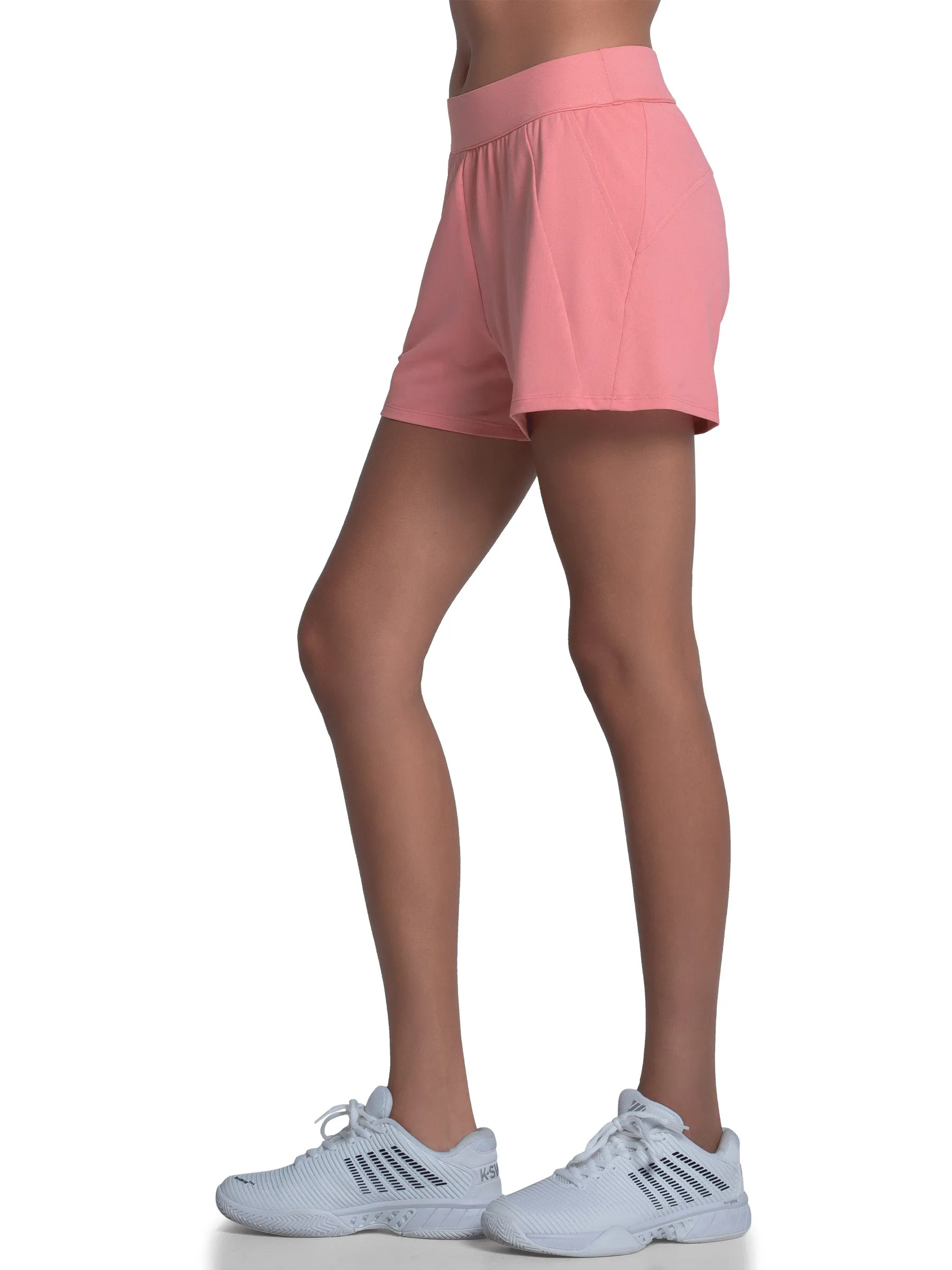 K.SWISS 1910222-689 | PIQUE SHORT-4" | STRAWBERRY ICE
