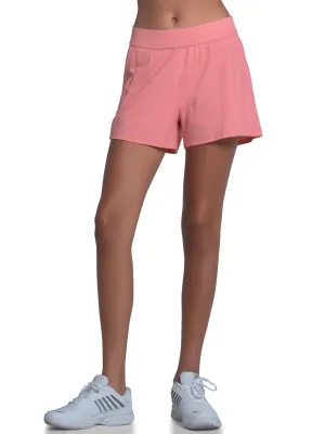 K.SWISS 1910222-689 | PIQUE SHORT-4" | STRAWBERRY ICE