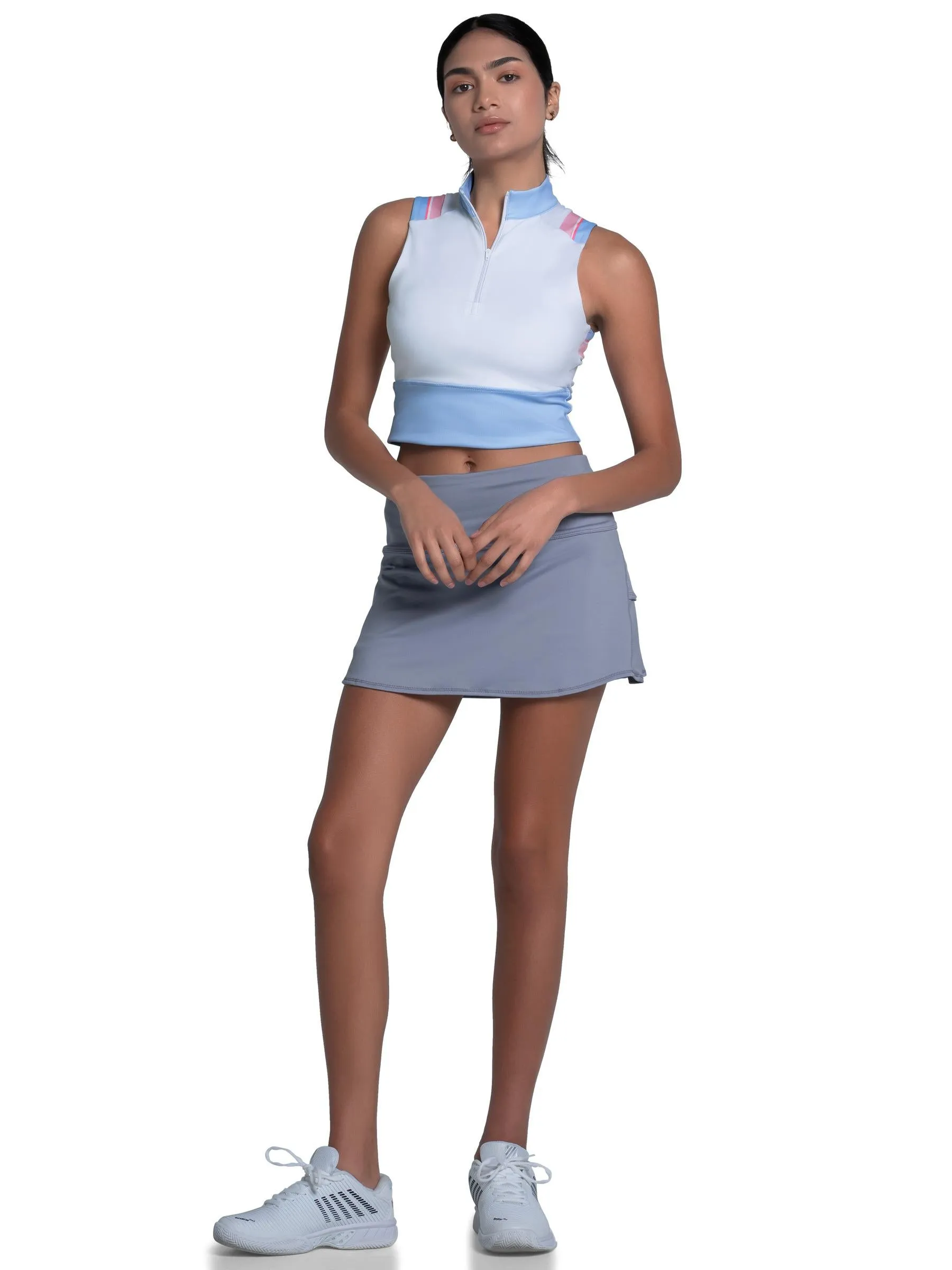 K.SWISS 1910641-048 | EDGE CUT CROP TANK | ECLIPSE