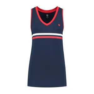 K.SWISS 194227-400 | WOMENS HERITAGE SPORT TANK TOP | NAVY