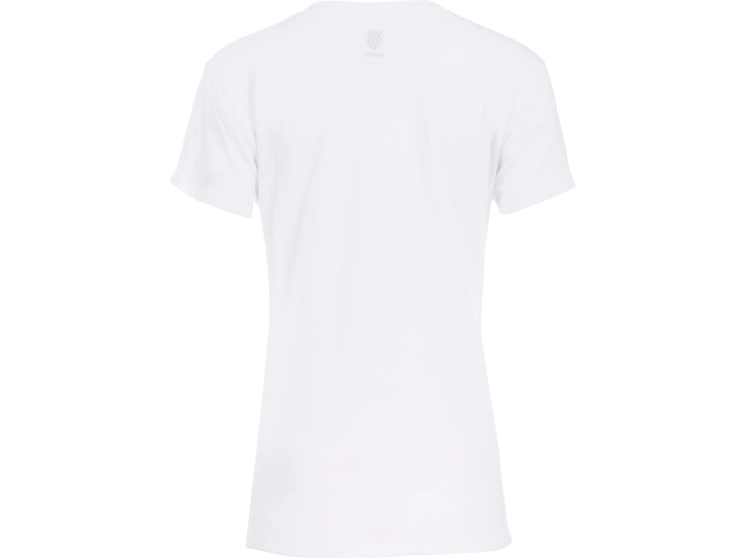 K.SWISS 194432-114 | WOMENS PICKLEBALL T-SHIRT | WHITE/BLUE/RED
