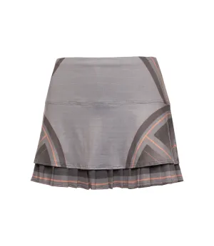 K.SWISS 196043-025 | PLEAT SKIRT-12" | ASPHALT
