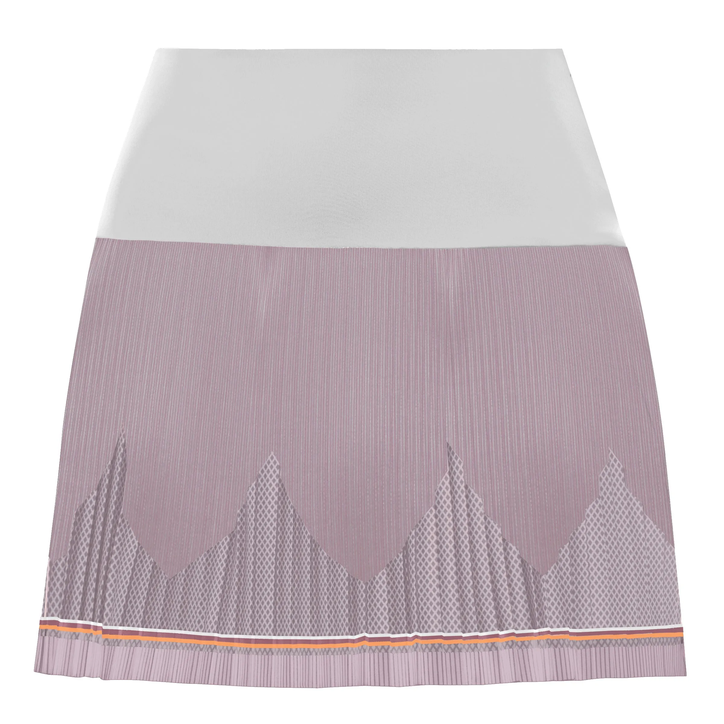 K.SWISS 196044-675 | PLEATED SKIRT-14.5" | LIGHT QUARTZ
