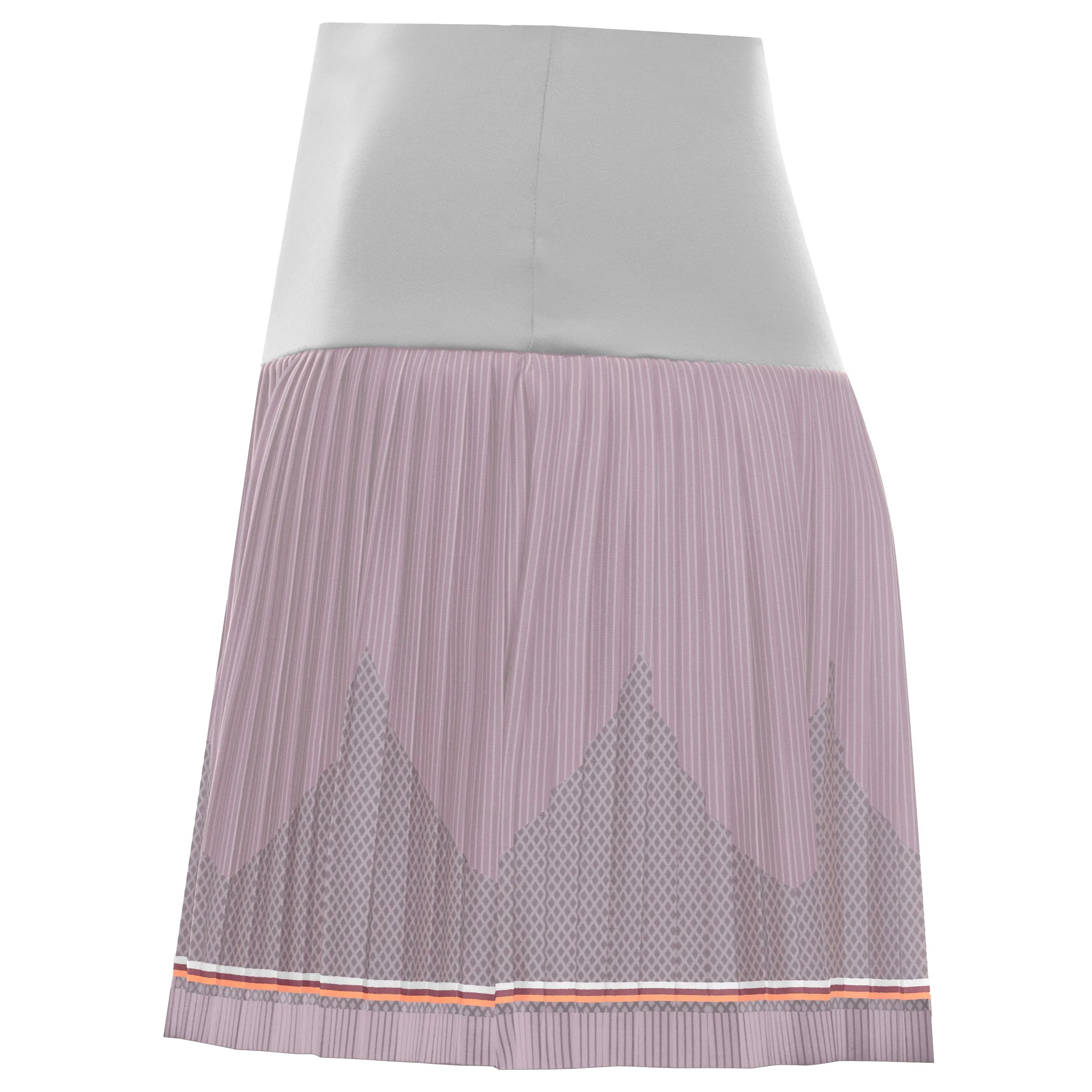 K.SWISS 196044-675 | PLEATED SKIRT-14.5" | LIGHT QUARTZ