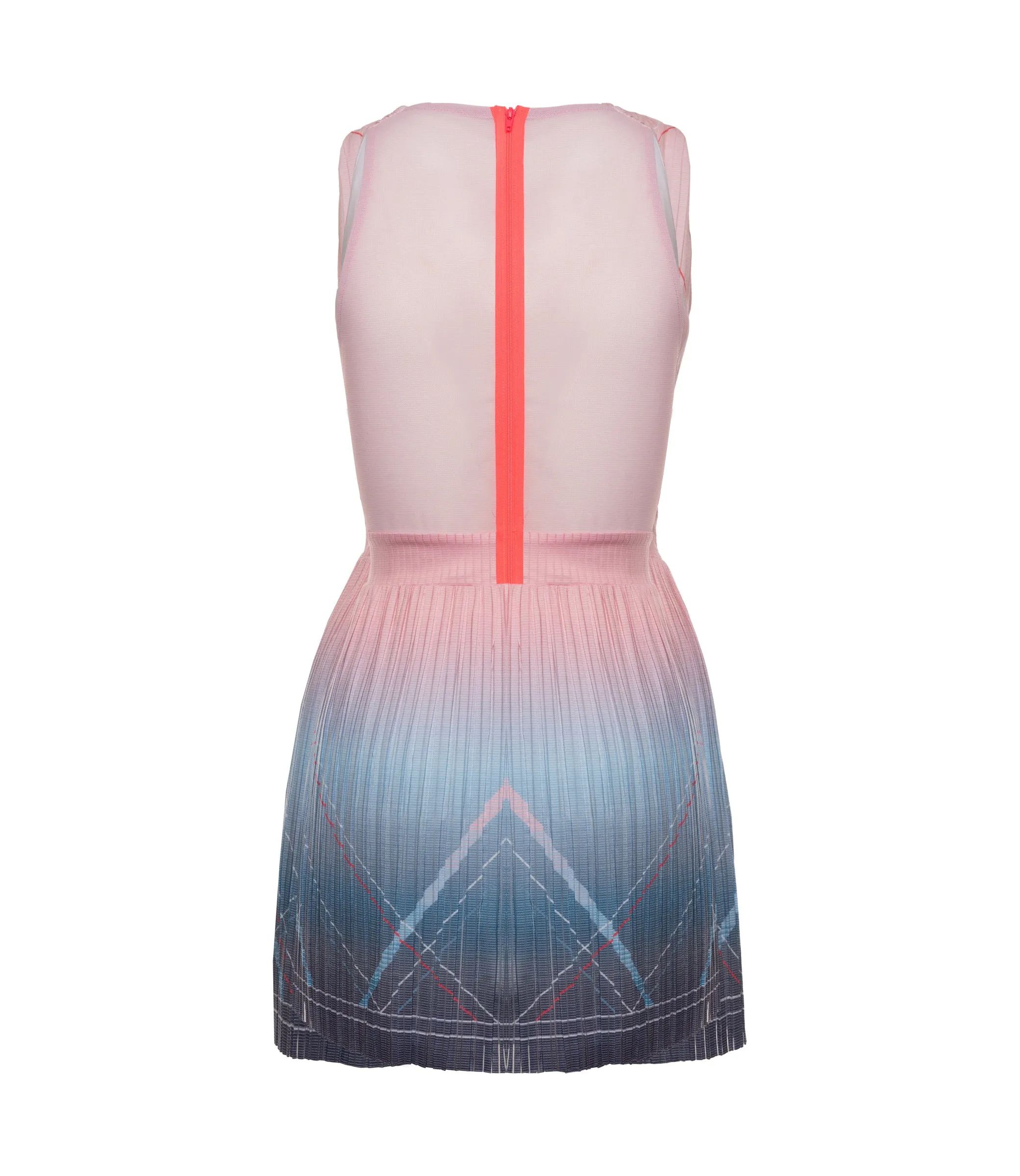 K.SWISS 196046-466 | DEEP V PLEATED DRESS | SILVERLAKE BLUE