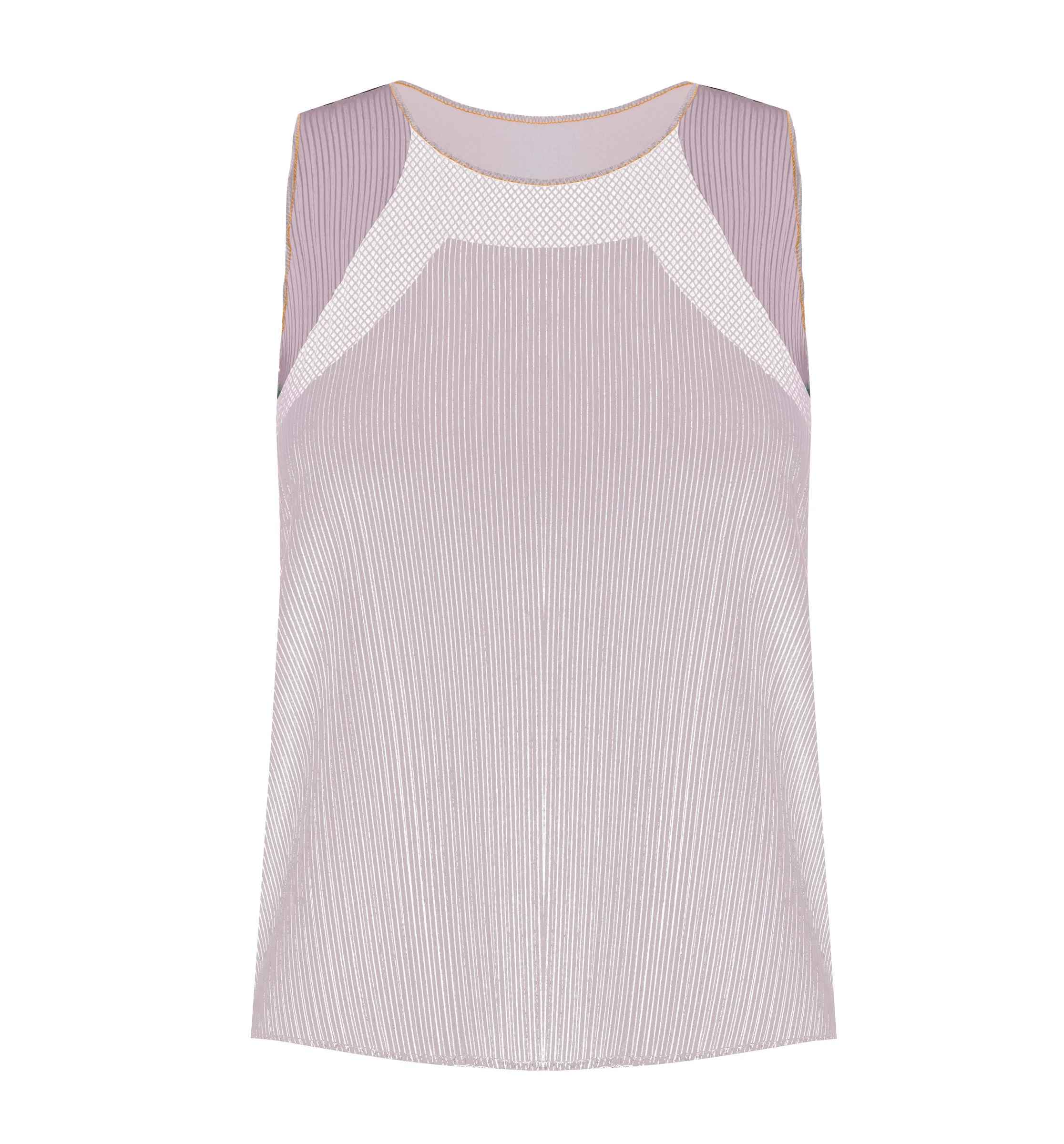 K.SWISS 196048-510 | SCULPT PLEATED TANK | PLUM