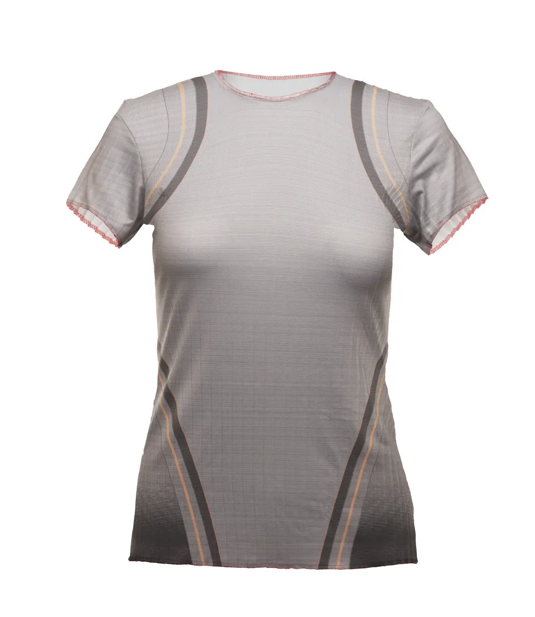K.SWISS 196051-025 | PLEATED S/S CREW | ASPHALT