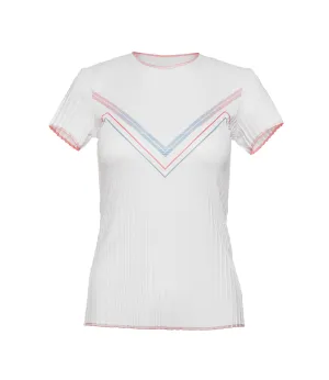 K.SWISS 196051-100 | PLEATED S/S CREW | WHITE