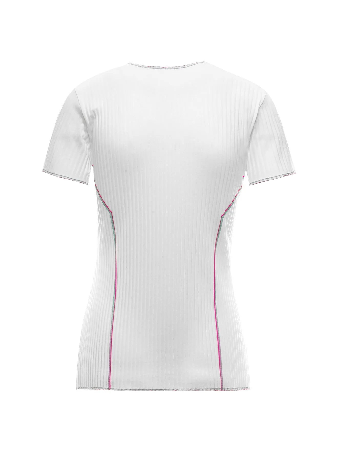 K.SWISS 196051-182 | PLEATED S/S CREW | WHITE/ANGEL