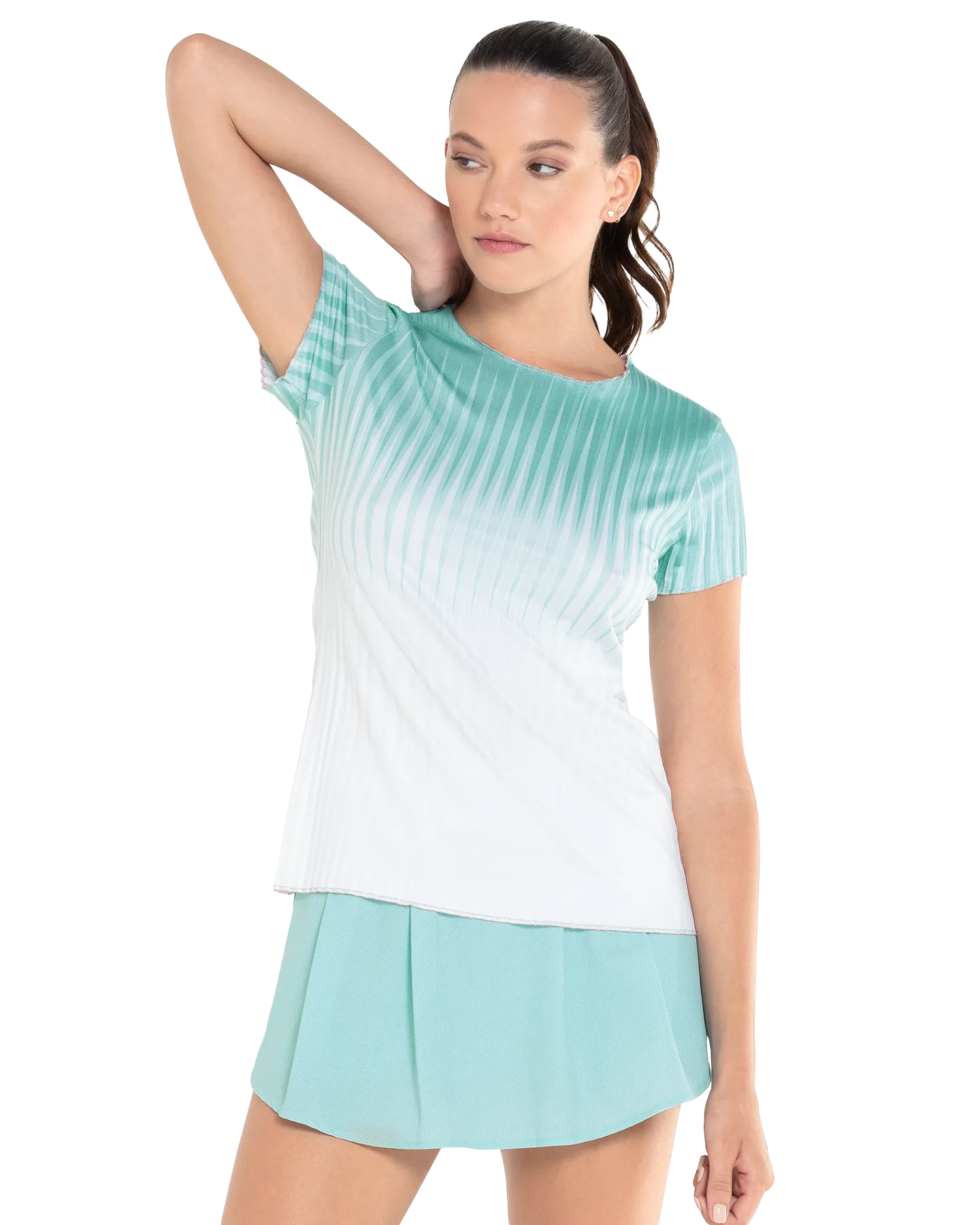 K.SWISS 196051-305 | PLEATED S/S CREW | NILE