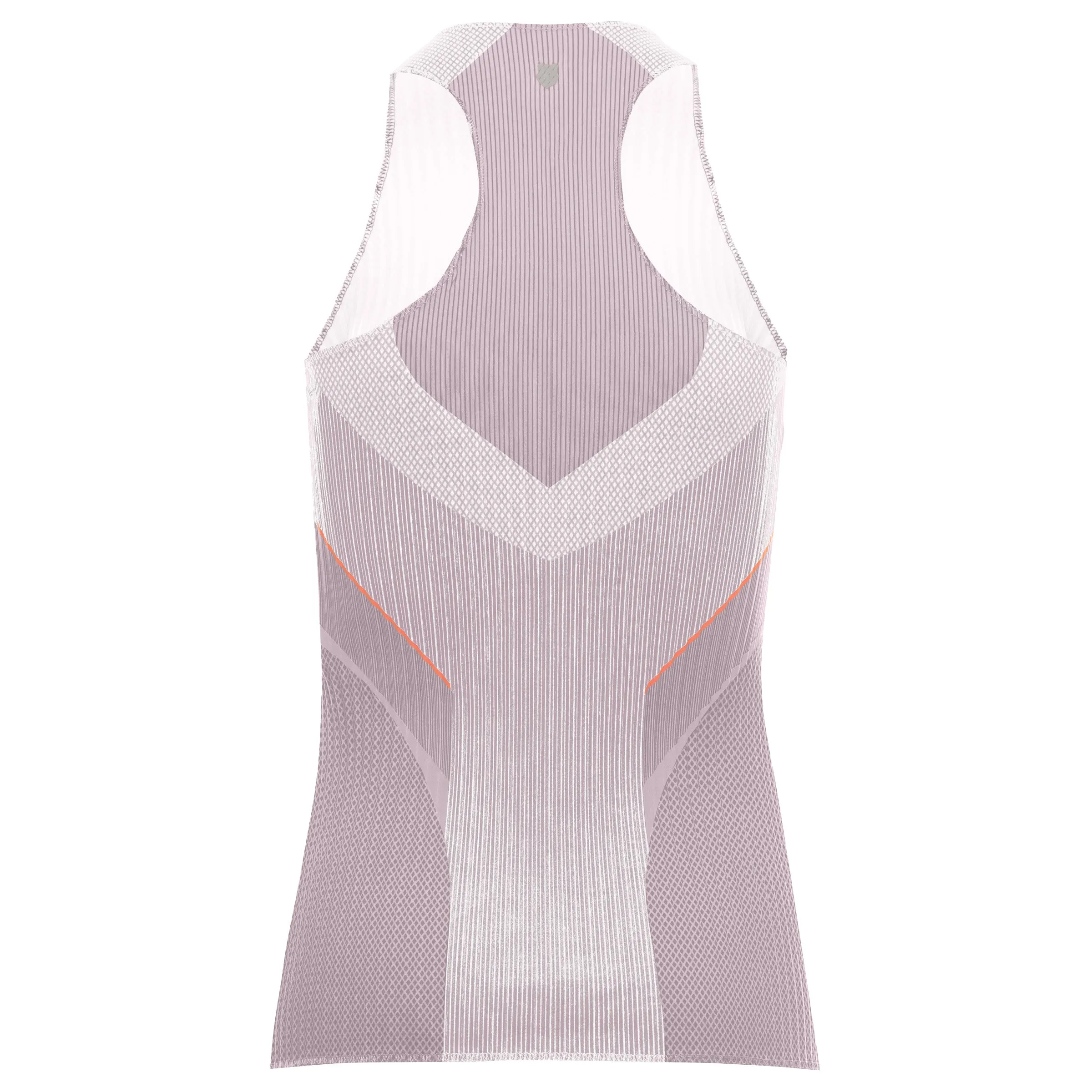 K.SWISS 196053-510 | PLEATED V-NECK TANK | PLUM
